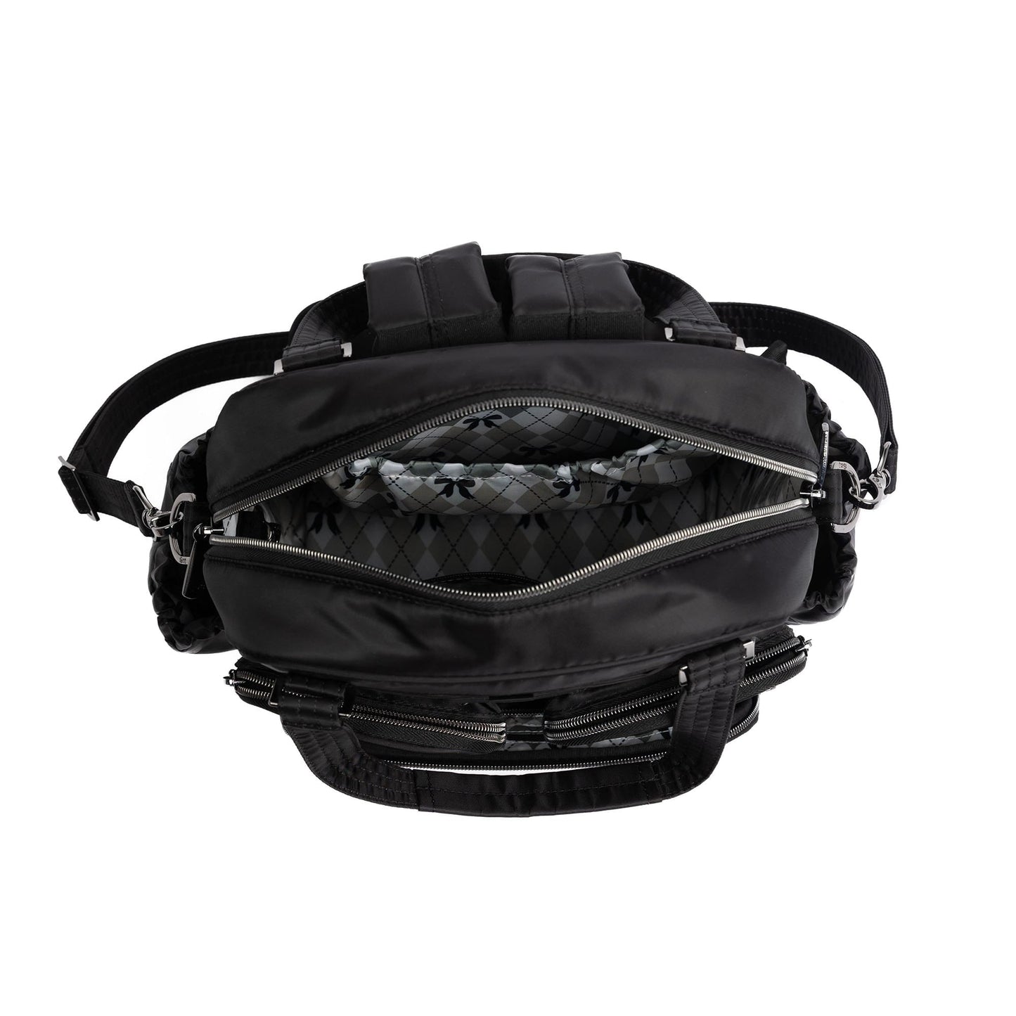 Legacy Collection Mini Puddle Jumper Convertible Tote Bag - BLACK - 25399_Legacy_MiniPuddleJumper_Black_Angle_06