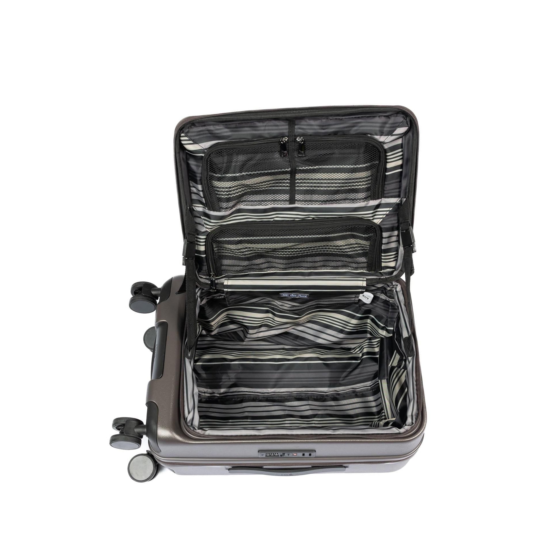 Box Truck Hard Sided Wheelie Carry-On - GUNMETAL GREY - 24421_Boxtruck_CarryOn_Gunmetal_Angle_08