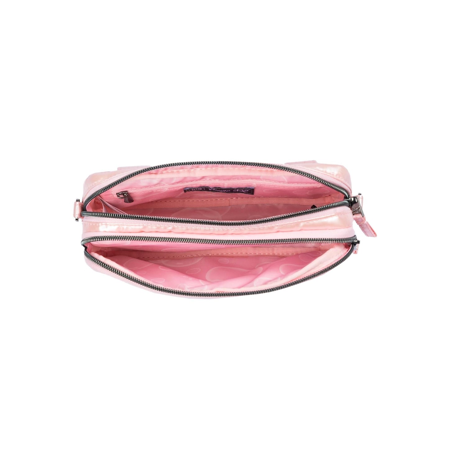 Coupe XL Plus Convertible Crossbody Bag - METALLIC BUBBLE PINK - 24551_CoupeXLPlus_MetallicBubblePink_Angle_06