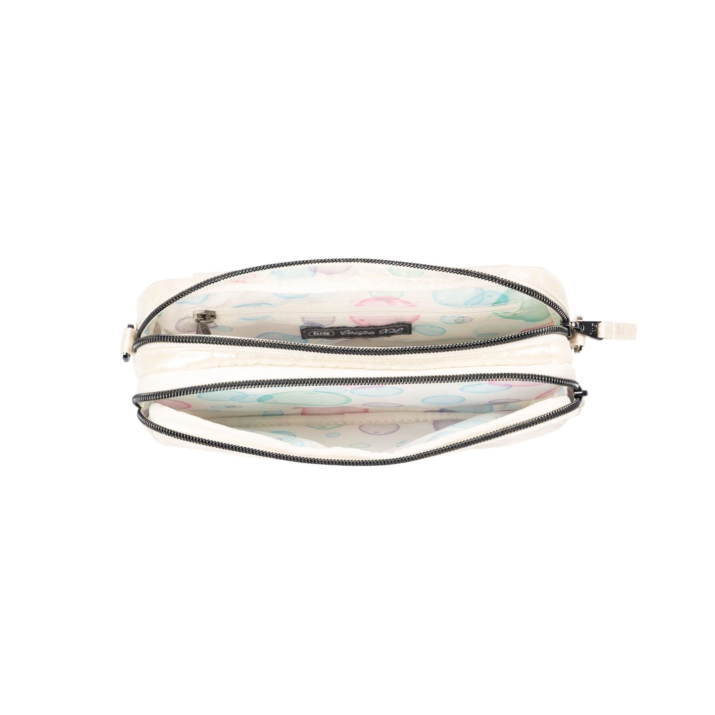 Coupe XL Plus Convertible Crossbody Bag - METALLIC BUBBLE CLOUD - 24554_CoupeXLPlus_MetallicBubbleCloud_Angle_06_0bd4jg