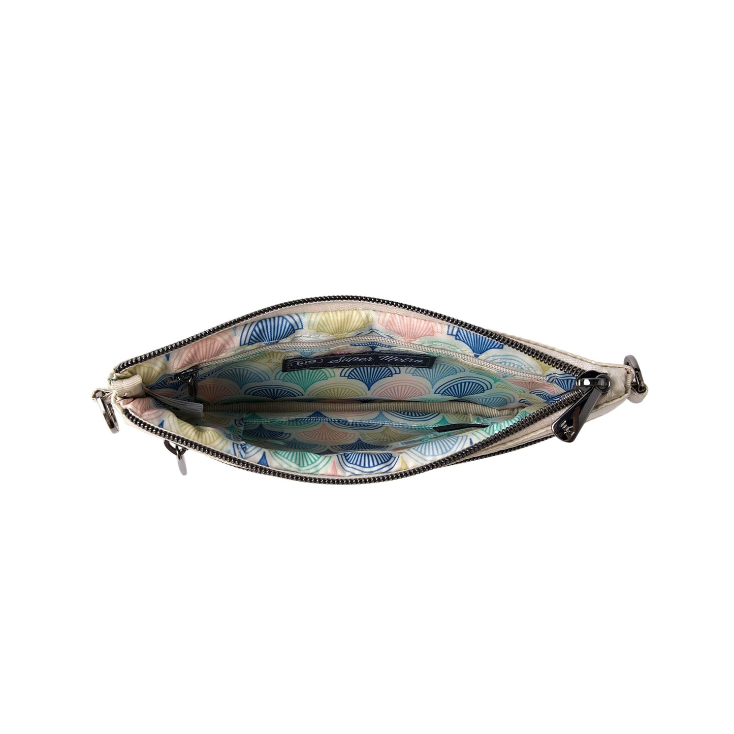 Super Metro Wristlet Pouch - METALLIC PEBBLE - 24707_Super-Metro_Metallic-Pebble_04