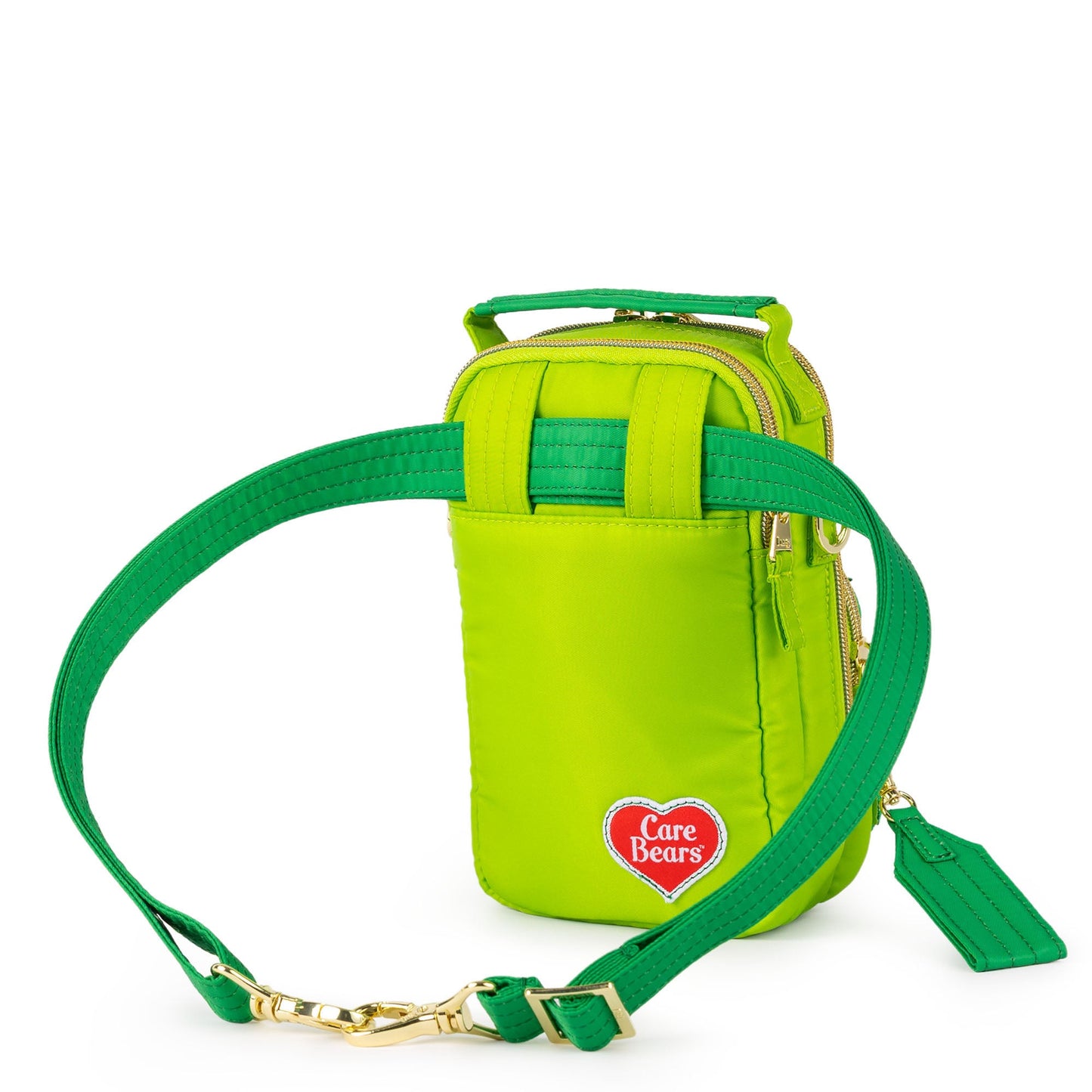 Care Bears x Lug Skeeter Mini Bridge Crossbody Bag - GOOD LUCK BEAR - 24737_CareBears_SkeeterMiniBridge_GoodLuckBear_Angle_04