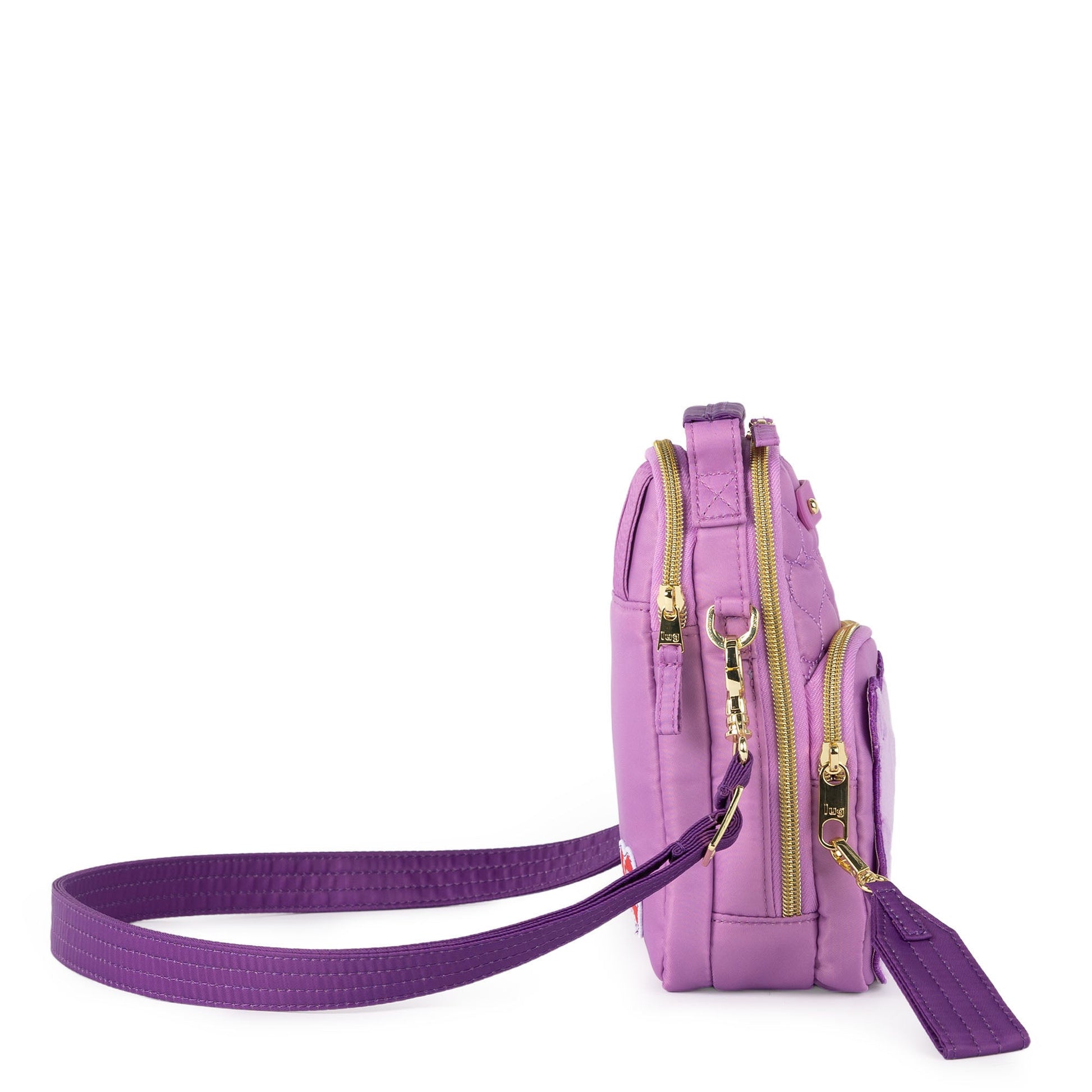 Care Bears x Lug Skeeter Mini Bridge Crossbody Bag - SHARE BEAR - 24739_CareBears_SkeeterMiniBridge_ShareBear_Angle_03