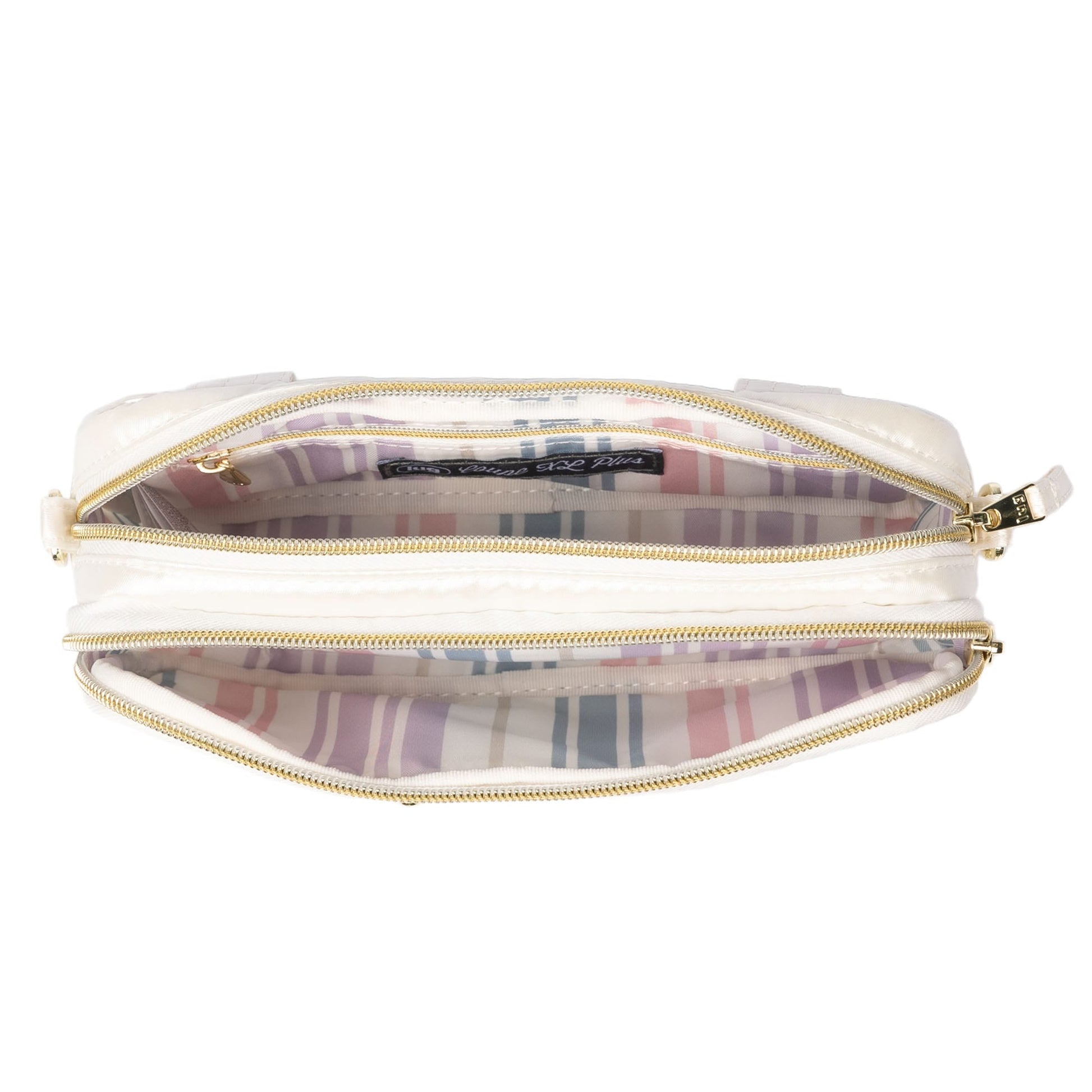 Coupe XL Plus Convertible Crossbody Bag with Charm Bar - METALLIC DIAMOND - 24756_CoupeXLPlus-w-CharmBar_MetallicDiamond_Angle_06