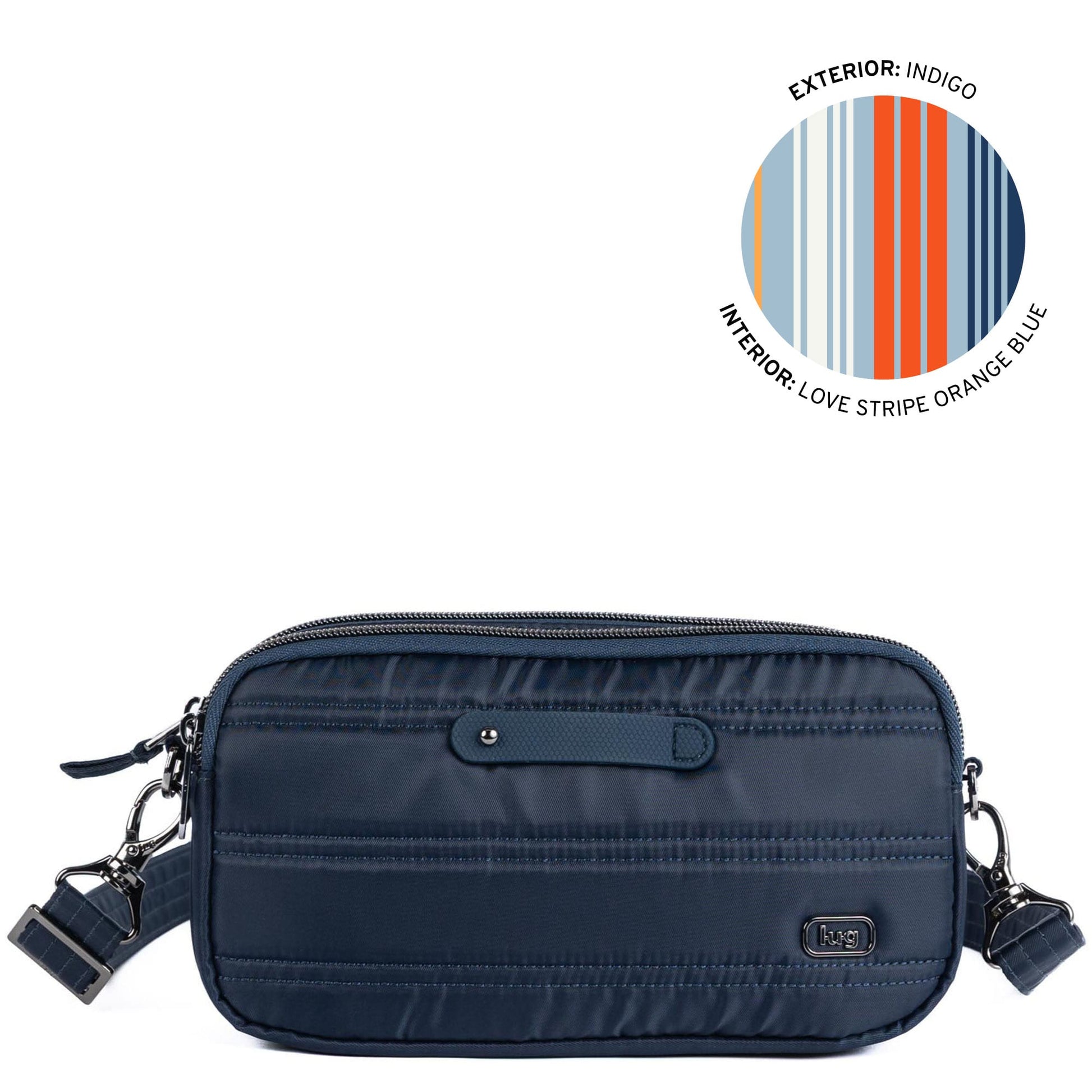 Coupe XL Plus Convertible Crossbody Bag with Charm Bar - INDIGO - 24760_CoupeXLPlus-w-CharmBar_Indigo_Angle_01