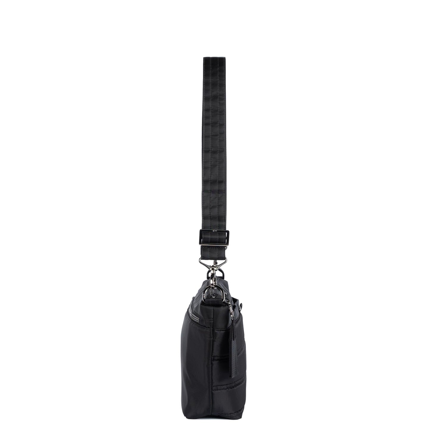 Flare 2 Crossbody Bag with Puller - BLACK - 24776_Flare2_Black_Angle_03