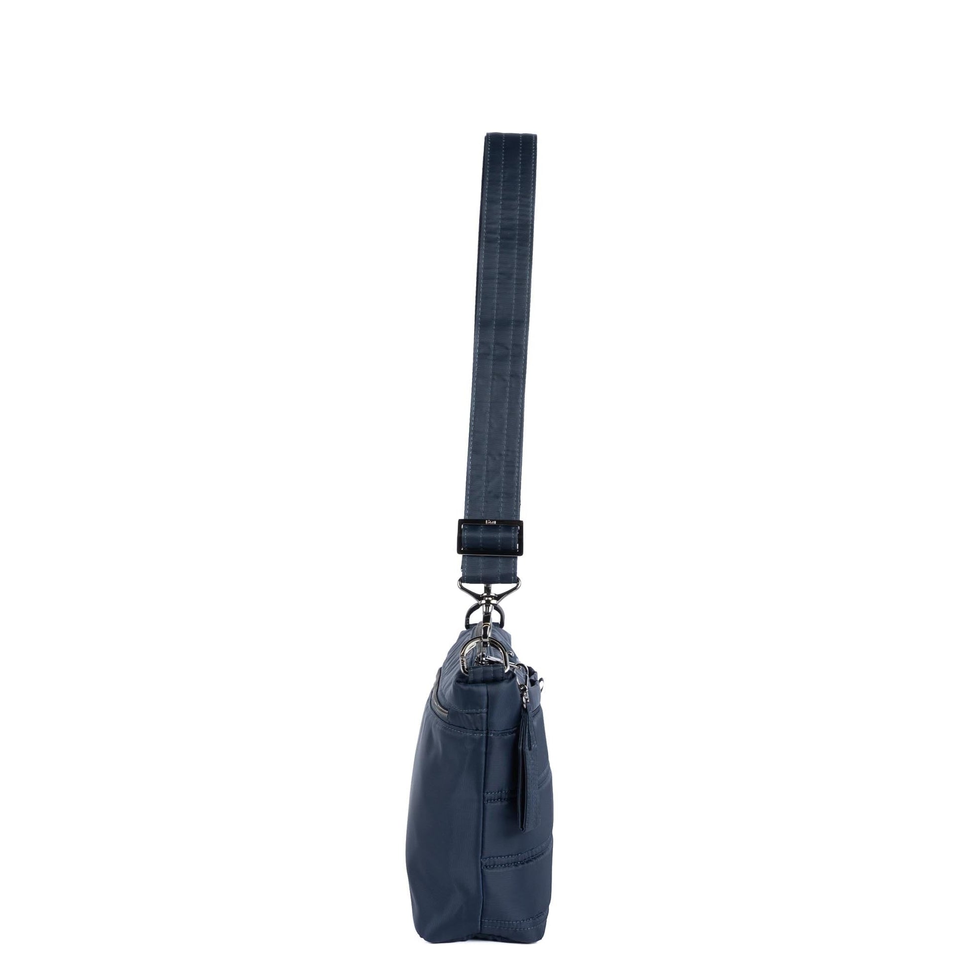 Flare 2 Crossbody Bag with Puller - INDIGO - 24778_Flare2_Indigo_Angle_03