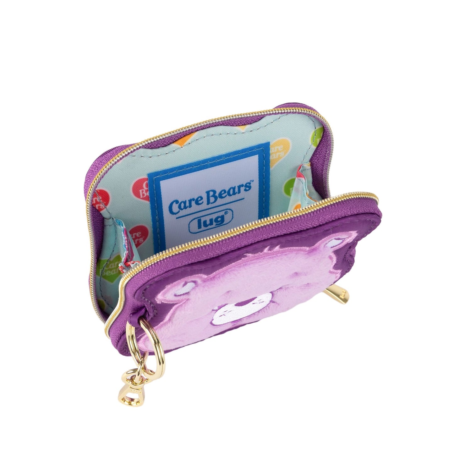 Care Bears x Lug Coin Pouch - SHARE BEAR - 24785_LugxCareBears_CoinPouch_ShareBear_Angle_03