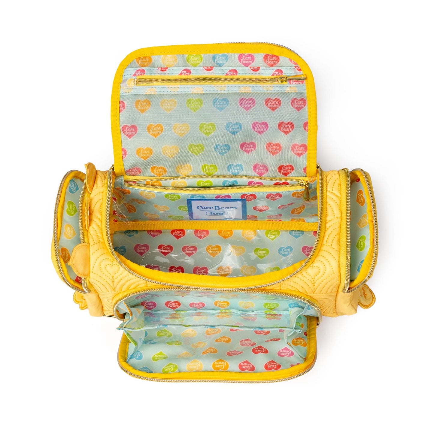 Care Bears x Lug Trolley Medium - FUNSHINE BEAR - 24788_LugxCareBears_TrolleyMedium_FunshineBear_Angle_06
