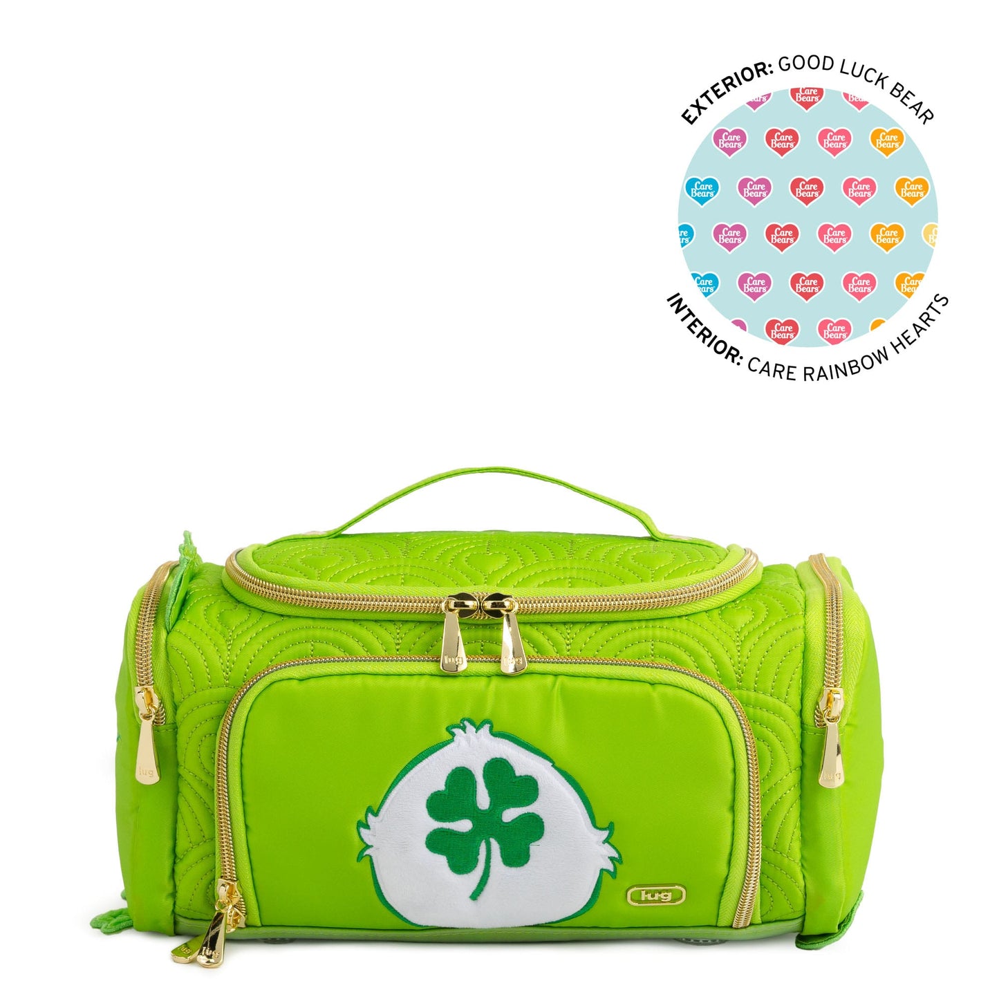 Care Bears x Lug Trolley Medium - GOOD LUCK BEAR - 24791_LugxCareBears_TrolleyMedium_GoodLuckBear_Angle_01