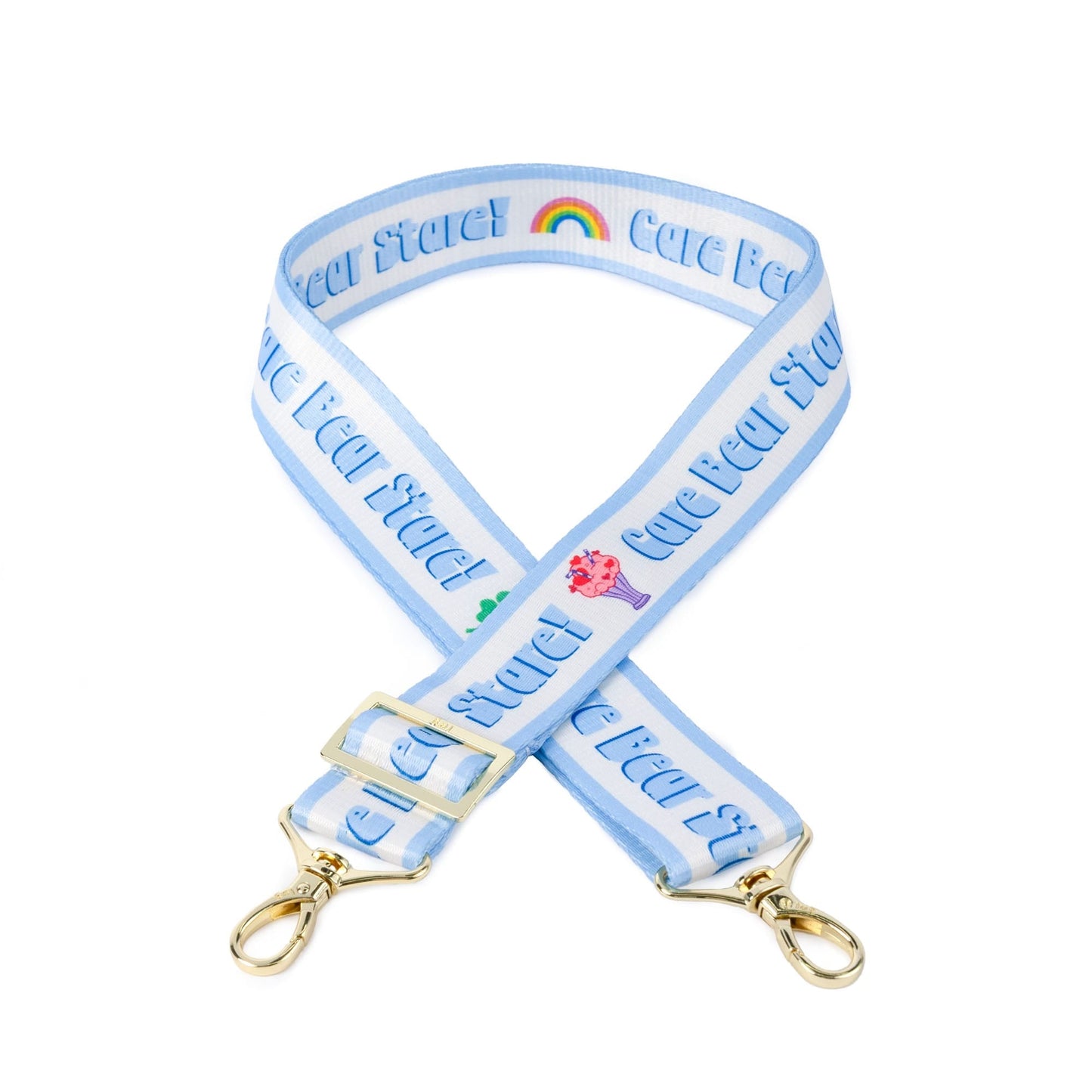 Care Bears x Lug 1.5" Classic Webbed Strap - - 24795_LugxCareBears_Strap_CareBearStare_Angle_01_10e71bd3-6e85-462c-af68-bf02403cc2eb
