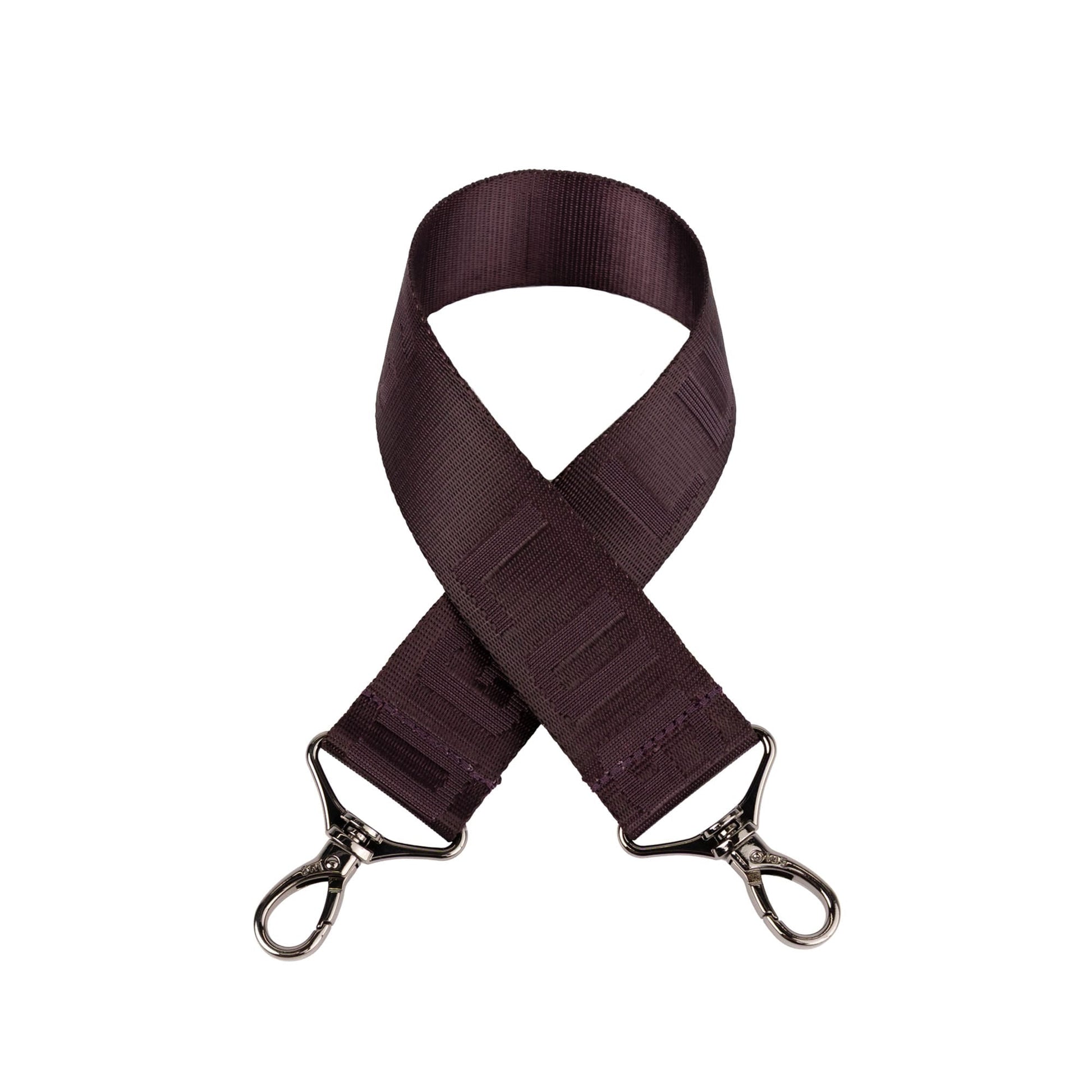 1.5" Lug Webbed Shoulder Strap - PLUM - 24865_Lug-Webbed-Short-Strap_Plum_01