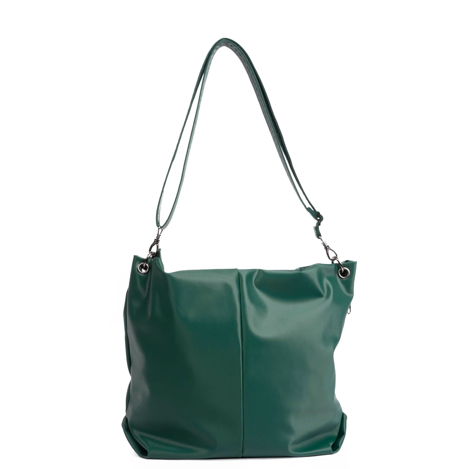 Plunge 2 Satin Luxe VL Carry-All Crossbody Bag - WICKEDLY GREEN - 24953_Plunge_SatinLuxe_WickedlyGreen_Angle_04