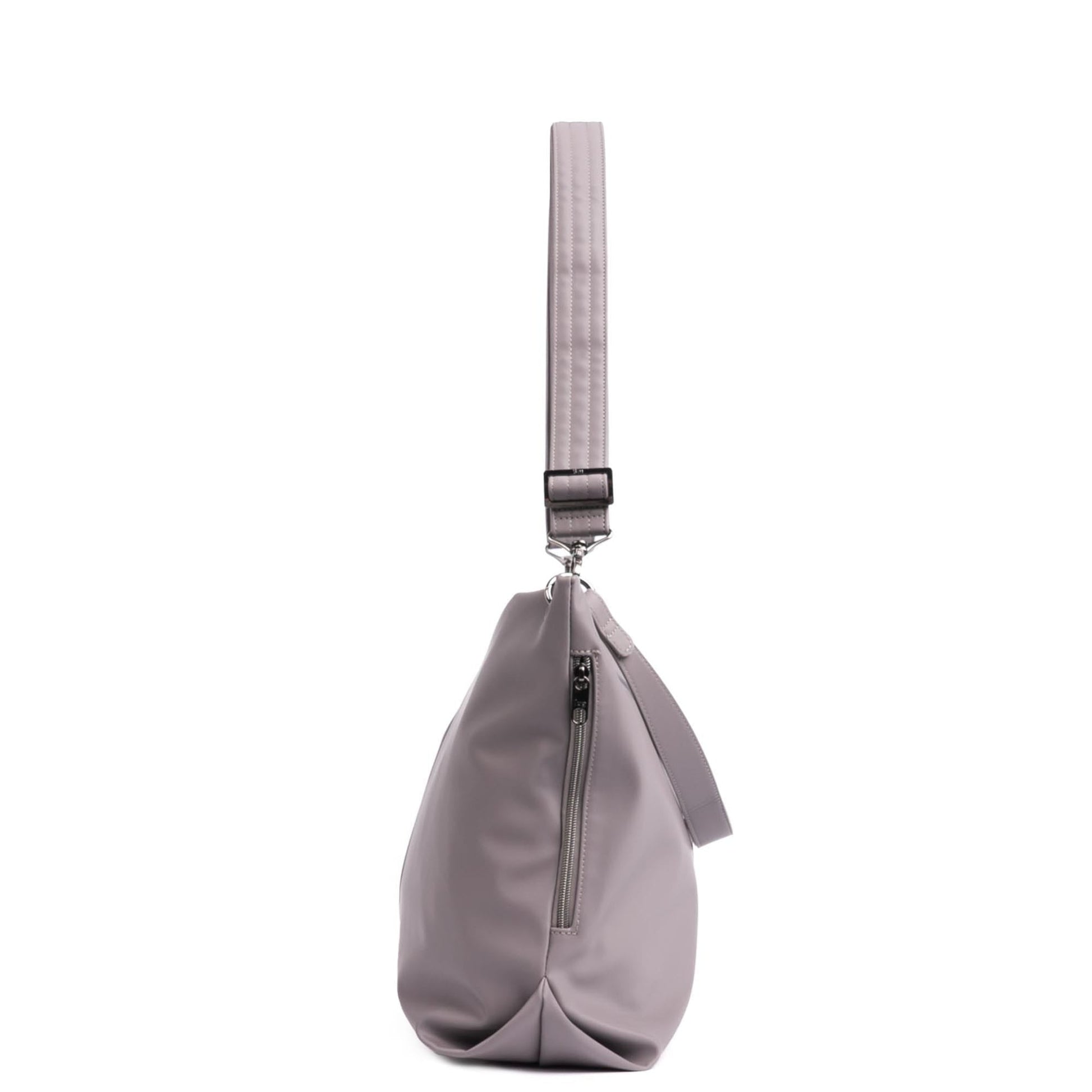 Plunge 2 Satin Luxe VL Carry-All Crossbody Bag - PEARL - 24954_Plunge_SatinLuxe_Pearl_Angle_03
