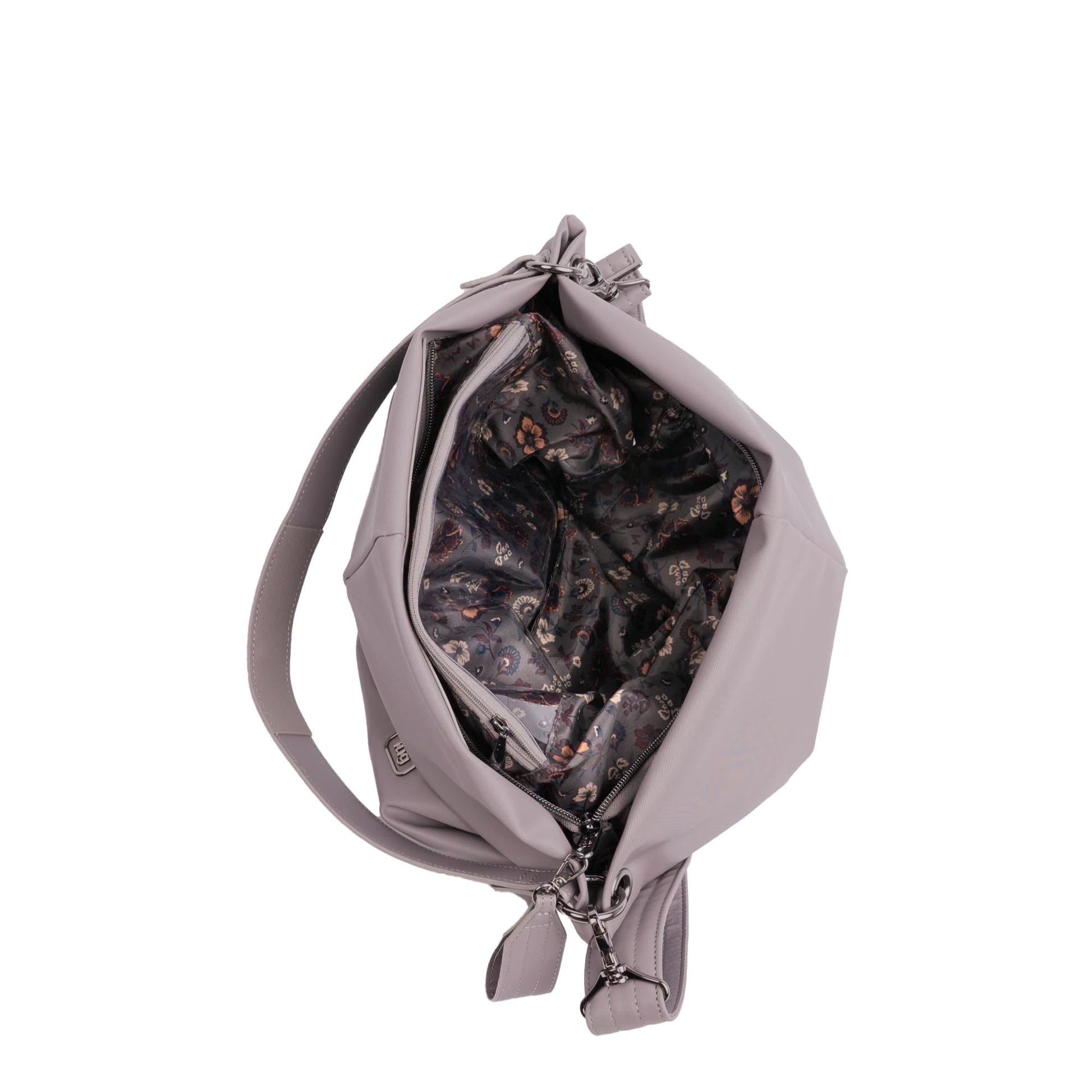 Plunge 2 Satin Luxe VL Carry-All Crossbody Bag - PEARL - 24954_Plunge_SatinLuxe_Pearl_Angle_05