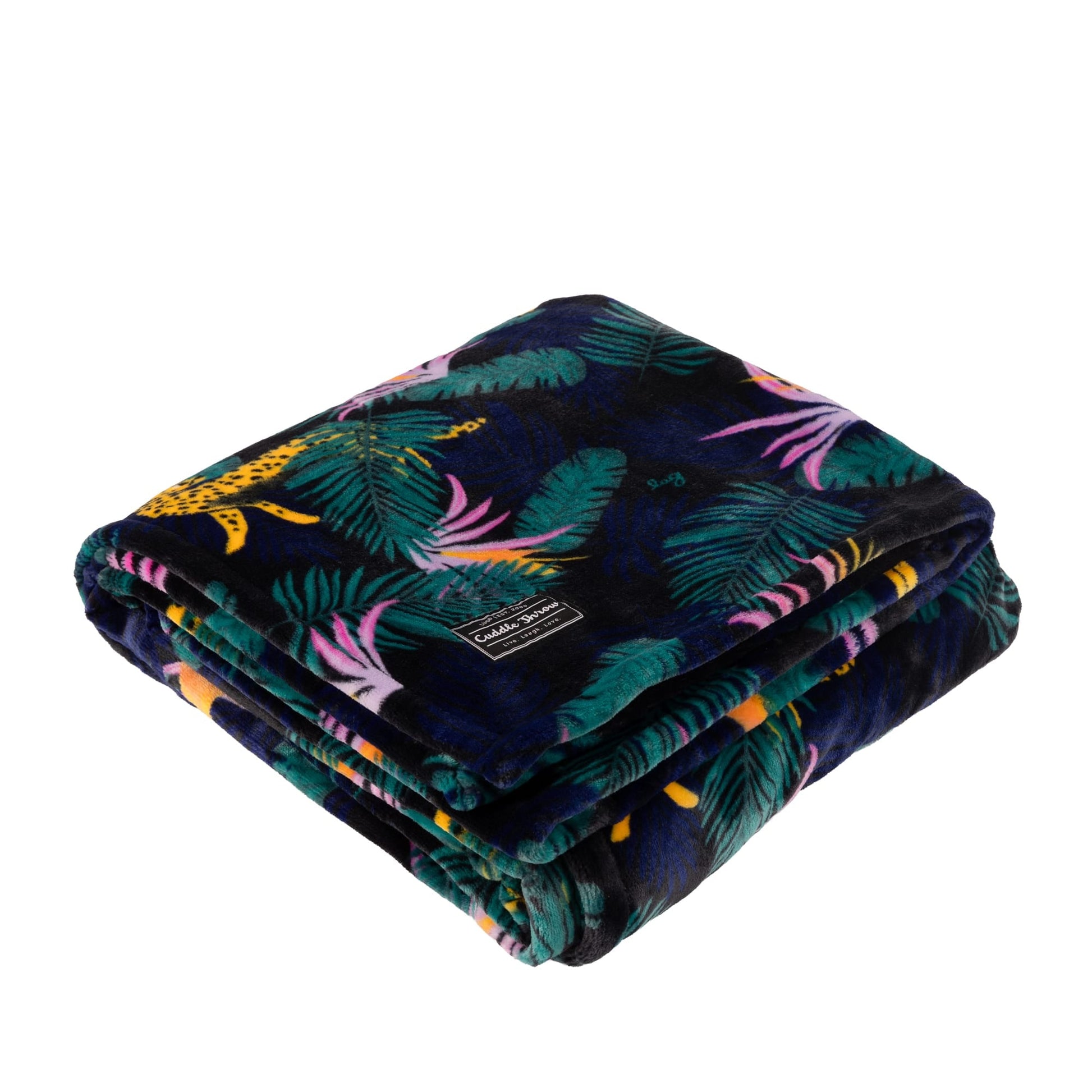 Cuddle Throw Blanket - LUXE LEOPARD - 24991_CuddleThrow_LuxeLeopard_Angle_01