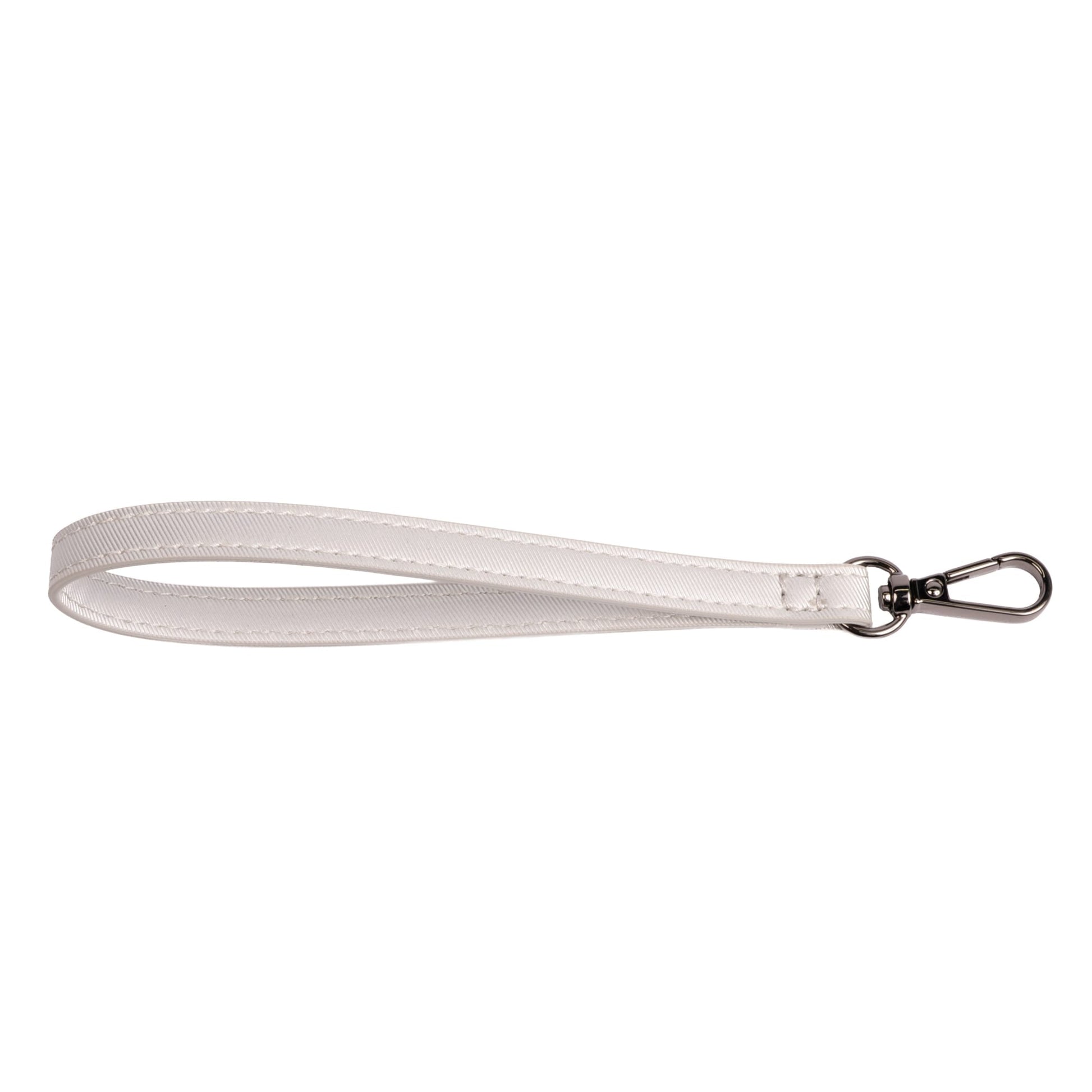 Wristlet Satin Luxe VL Strap - METALLIC SILVER - 25144_WristletStrap_SatinLuxe_MetallicSilver_Angle_01