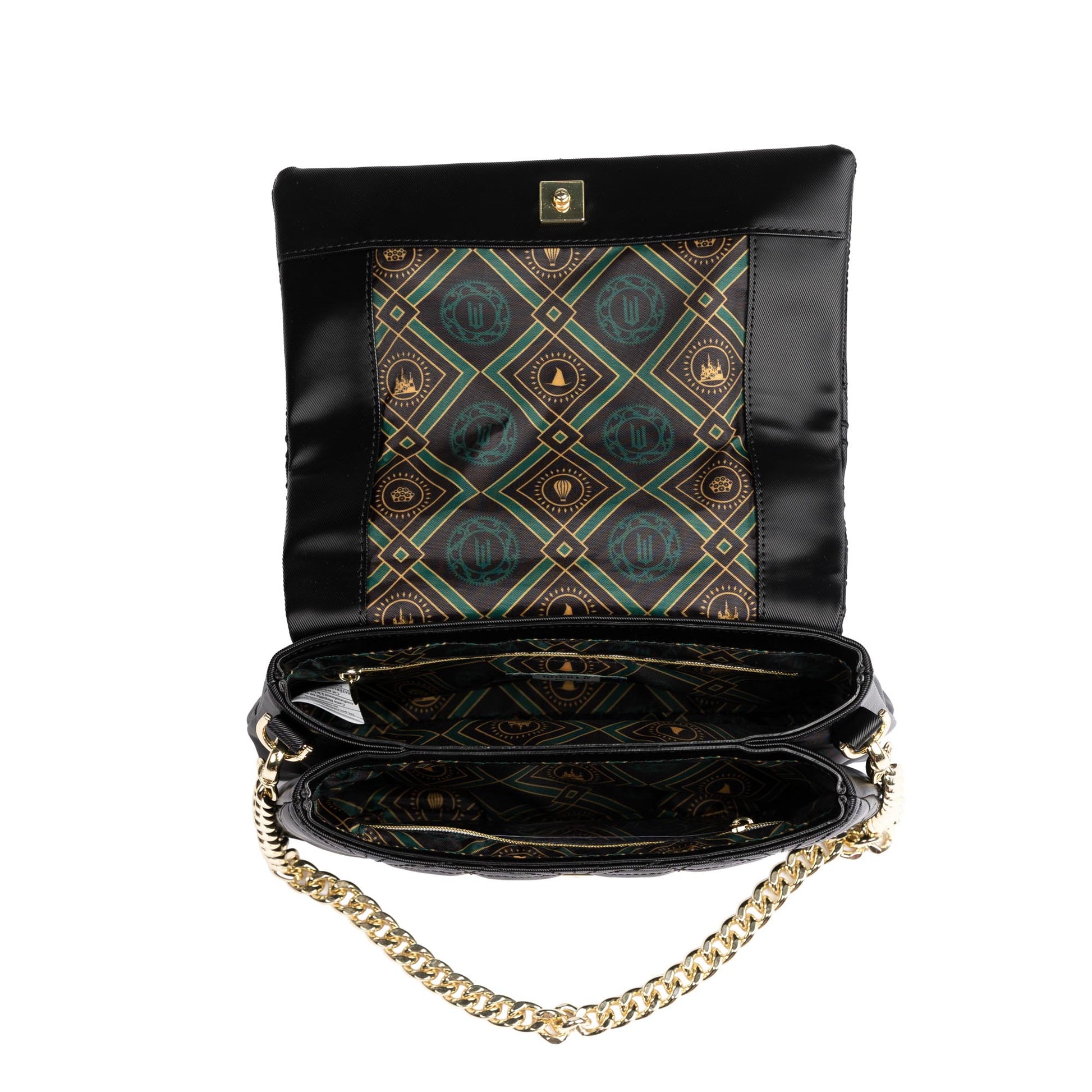 Wicked x Lug Plié Satin Luxe VL Crossbody Bag - OZ BLACK - 25293_Wicked_PlieSatinLuxe_Black_Angle_06