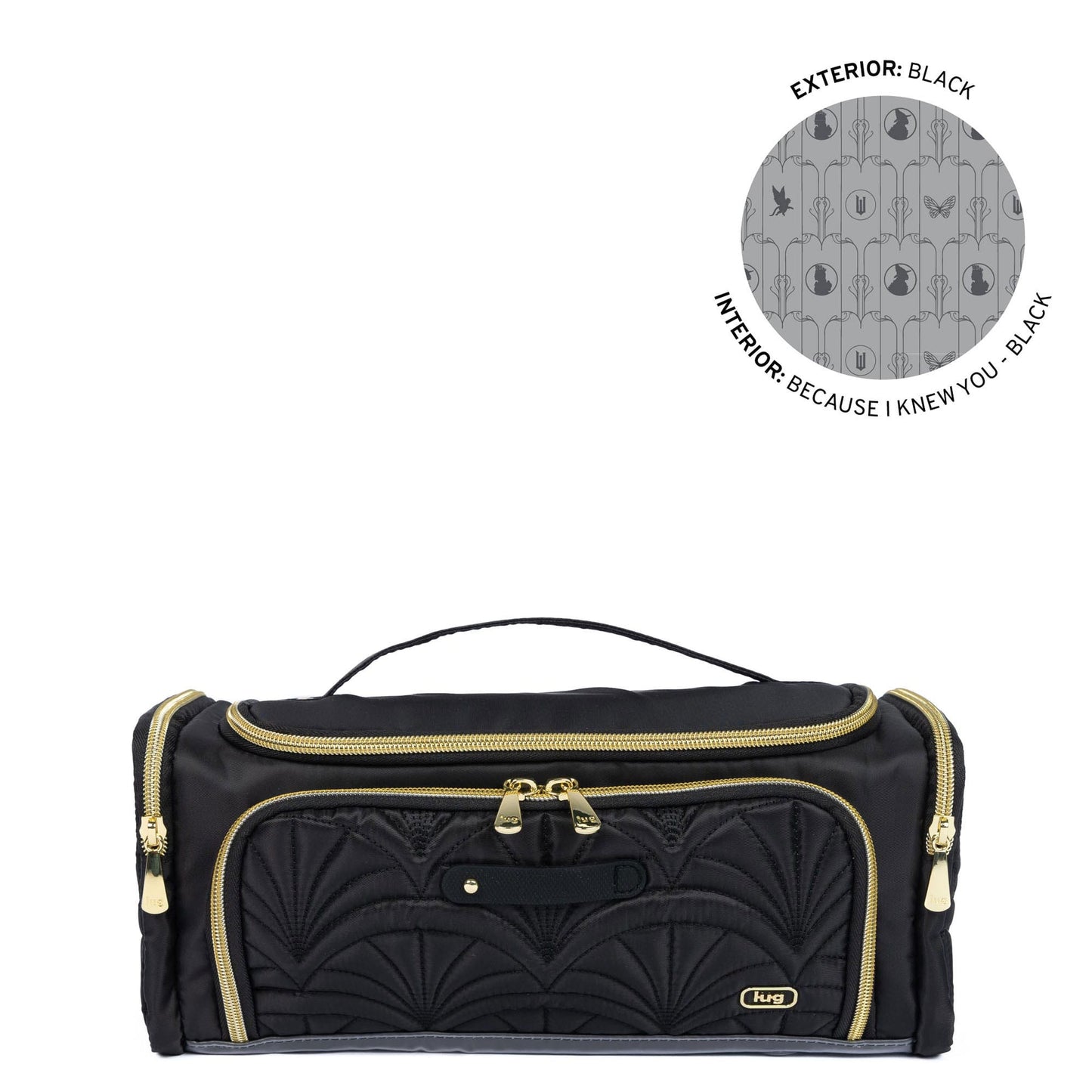 Wicked x Lug Trolley Cosmetic Case - BLACK - 25320_Trolley_Black_Angle_01_c3dd7dc0-8f2a-4f32-8b2e-c146cc655e24