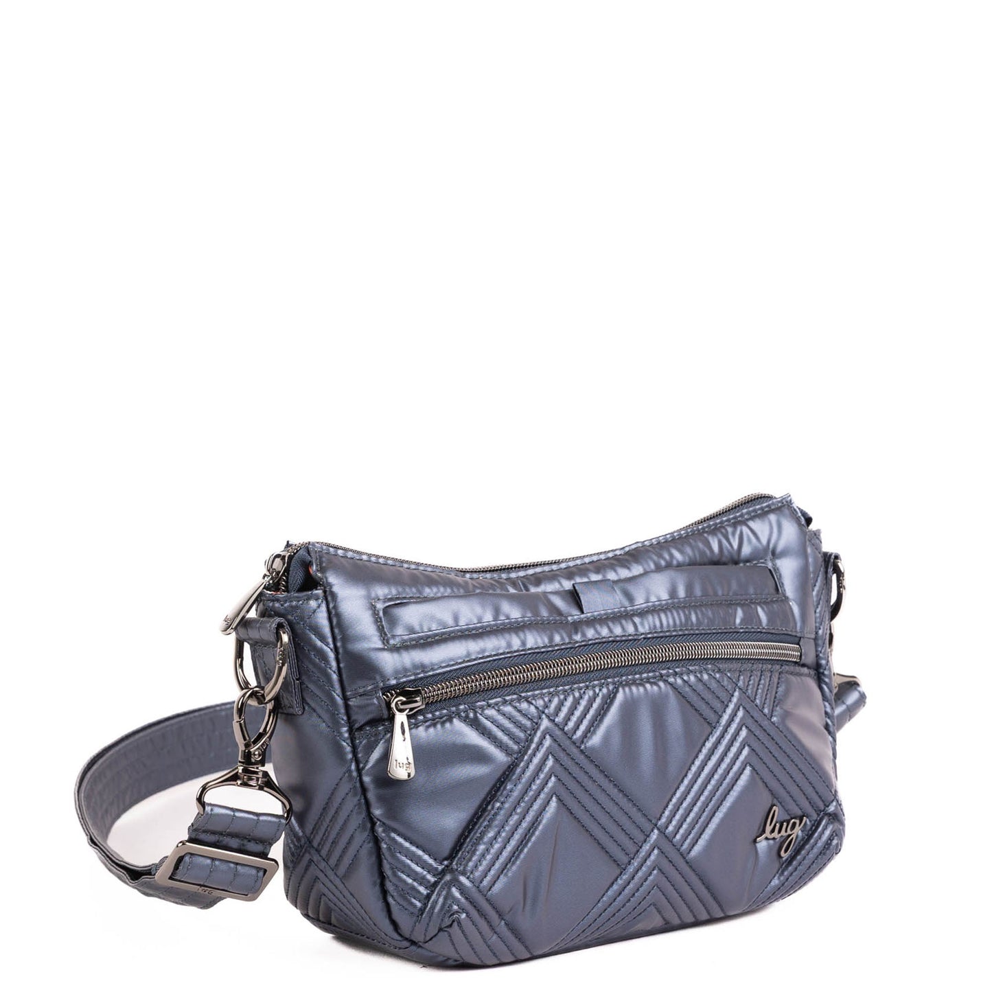 Dash Classic Crossbody - METALLIC INDIGO 2 - 25385_Dash_MetallicIndigo_Angle_02