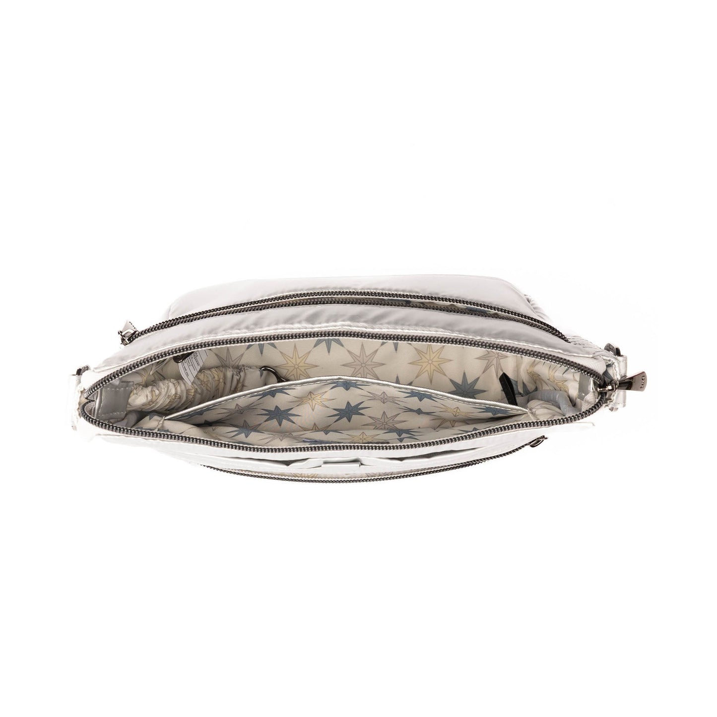 Dash Classic Crossbody - METALLIC SILVER - 25389_Dash_MetallicSilver_Angle_05