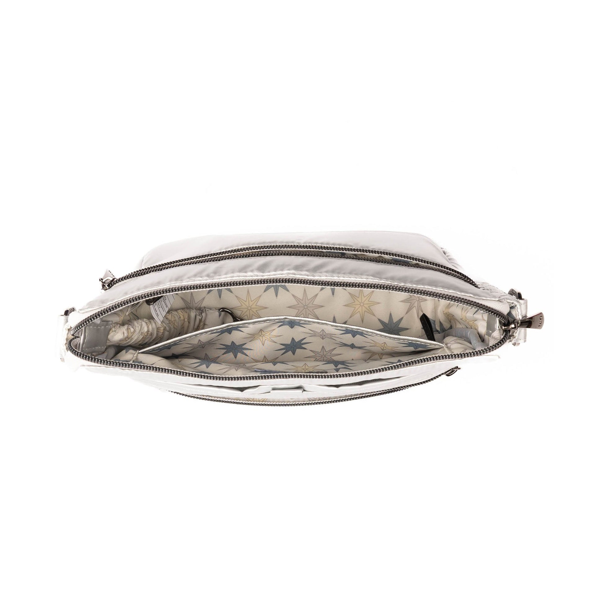 Dash Classic Crossbody - METALLIC SILVER - 25389_Dash_MetallicSilver_Angle_05