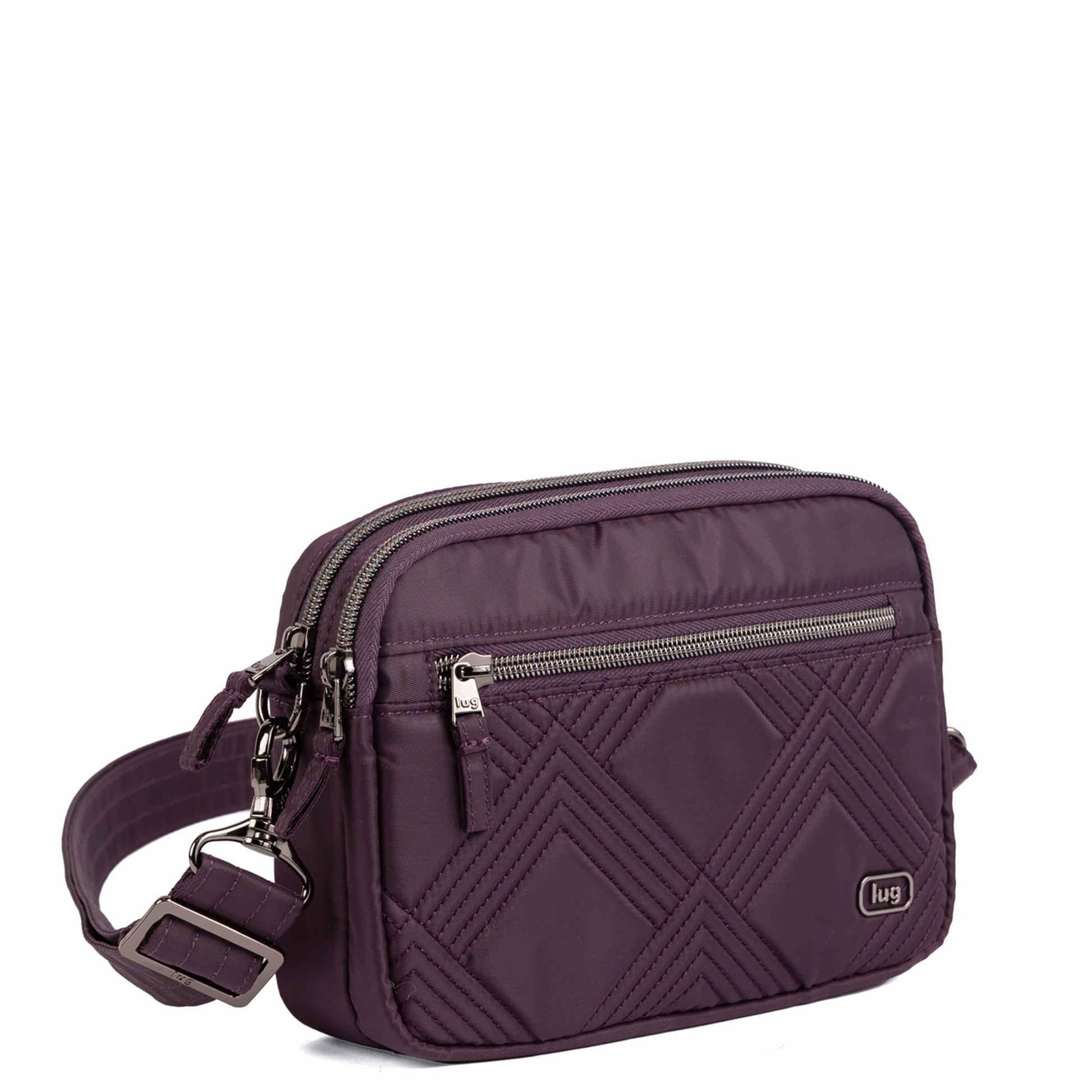 Super Coupe 2 Convertible Crossbody Bag - PLUM - 25446_Super-Coupe-2_Plum_Angle_02