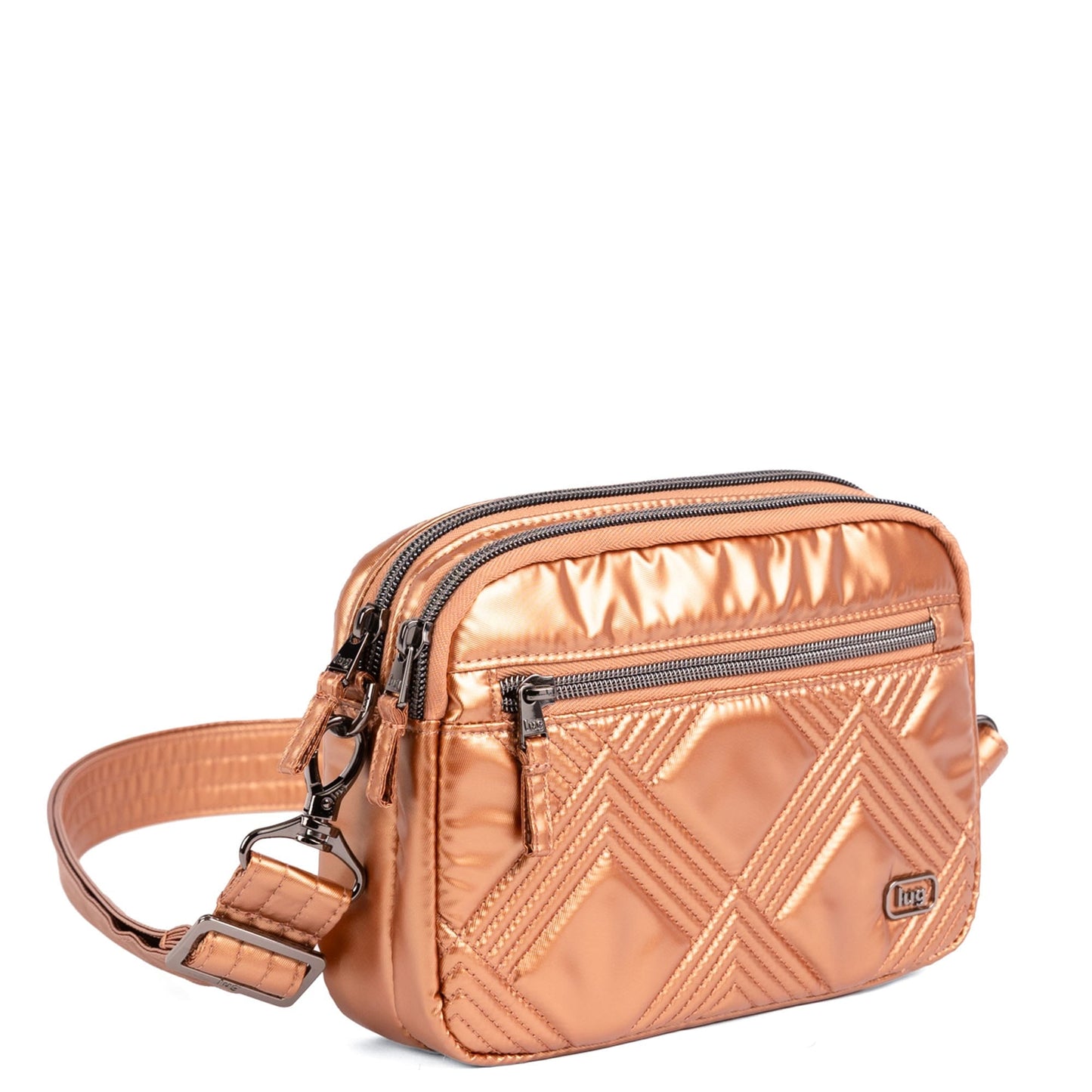 Super Coupe 2 Convertible Crossbody Bag - METALLIC CHAI - 25447_Super-Coupe-2_Metallic-Chai_Angle_02