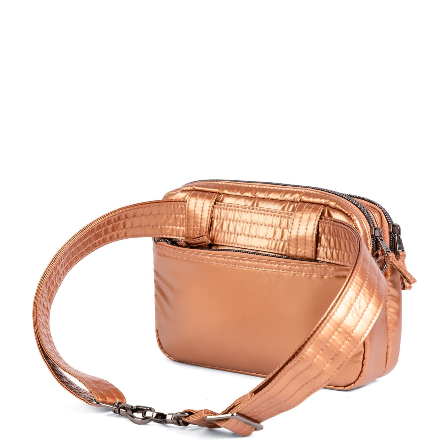 Super Coupe 2 Convertible Crossbody Bag - METALLIC CHAI - 25447_Super-Coupe-2_Metallic-Chai_Angle_04