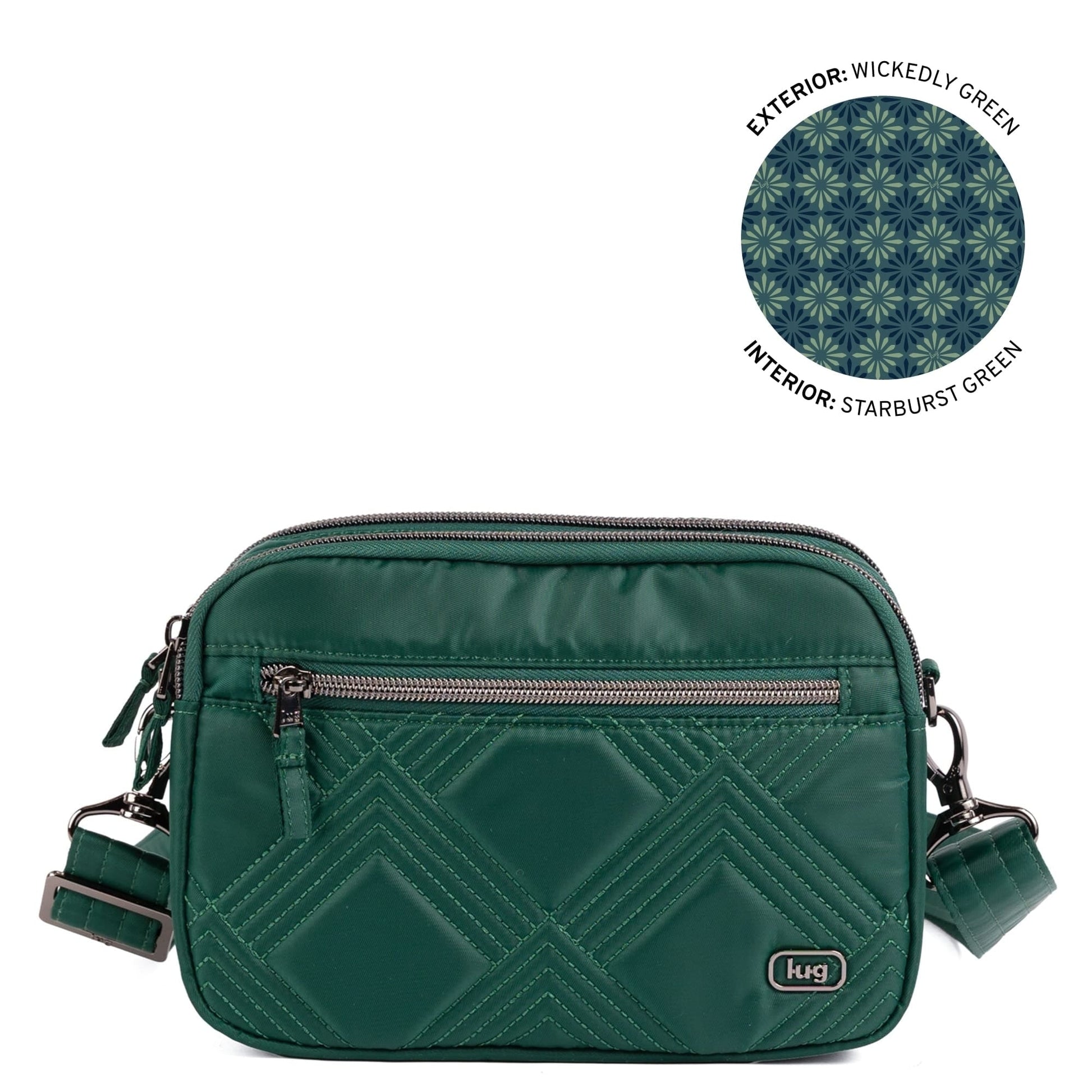Super Coupe 2 Convertible Crossbody Bag - WICKEDLY GREEN - 25448_Super-Coupe-2_Wickedly-Green_Angle_01