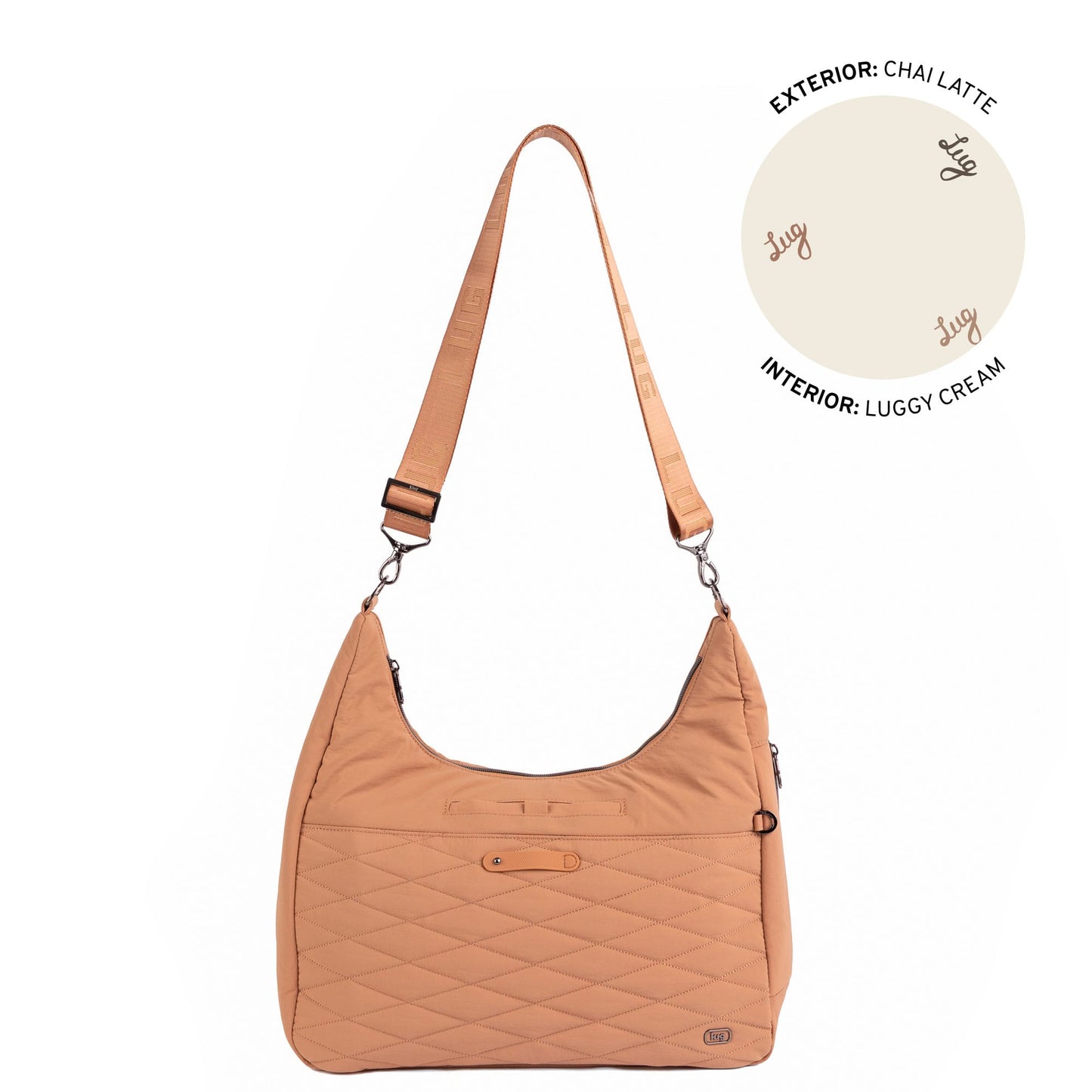 Balsa CloudGo Hobo Crossbody Bag - CHAI LATTE - 25476_Balsa_CloudGo_ChaiLatte_Angle_01