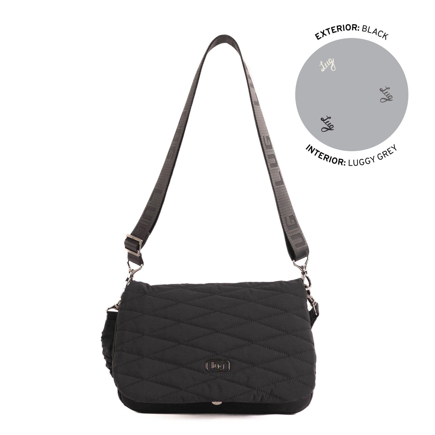 Bina CloudGo Foldover Crossbody Bag - BLACK - 25480_Bina_CloudGo_Black_Angle_01