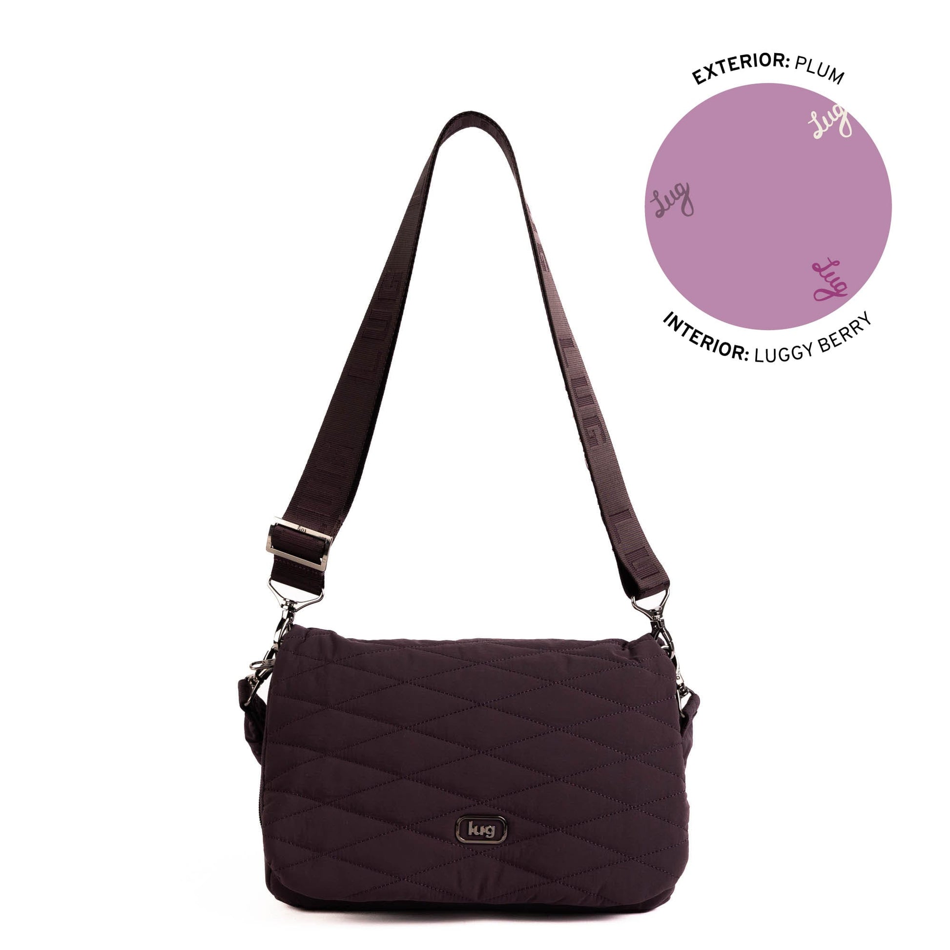Bina CloudGo Foldover Crossbody Bag - PLUM - 25481_Bina_CloudGo_Plum_Angle_01