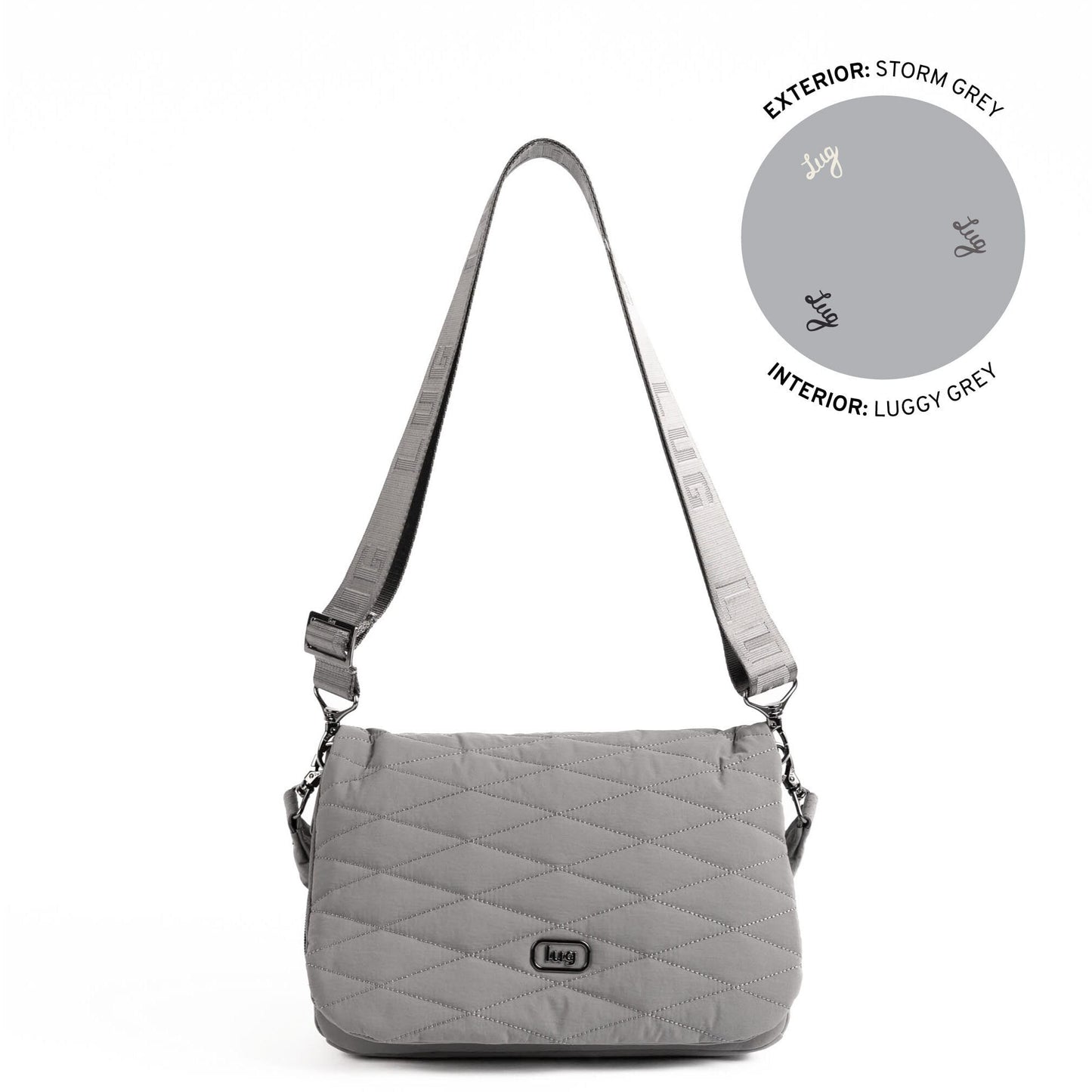 Bina CloudGo Foldover Crossbody Bag - STORM GREY - 25482_Bina_CloudGo_StormGrey_Angle_01_11029117-2e42-4289-b0a4-7cc9ee756a1f