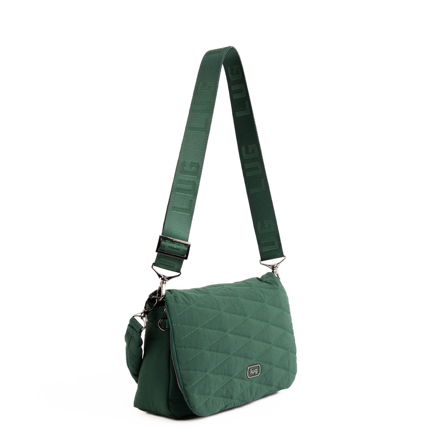 Bina CloudGo Foldover Crossbody Bag - WICKEDLY GREEN - 25483_Bina_CloudGo_WickedlyGreen_Angle_02