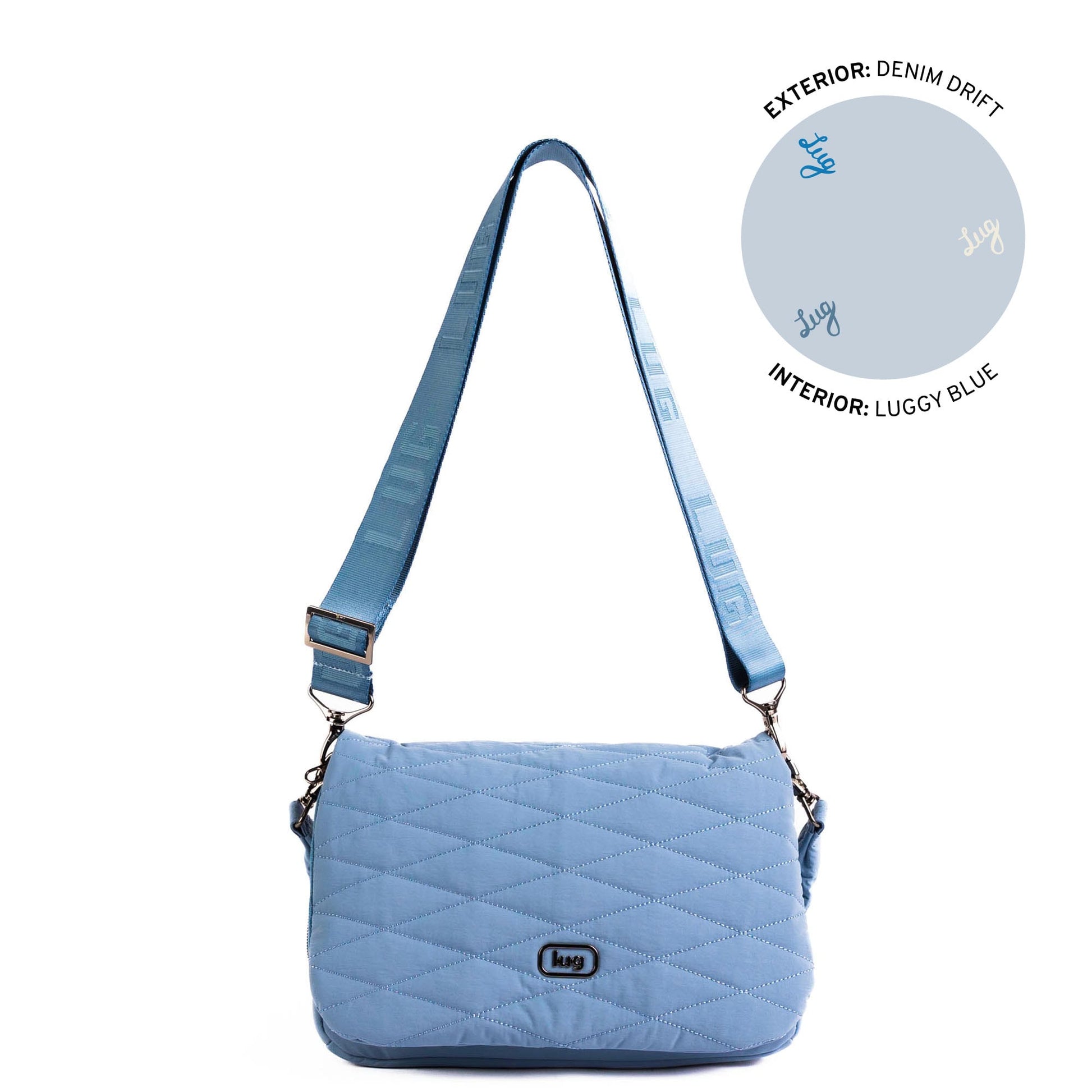 Bina CloudGo Foldover Crossbody Bag - DENIM DRIFT - 25484_Bina_CloudGo_DenimDrift_Angle_01