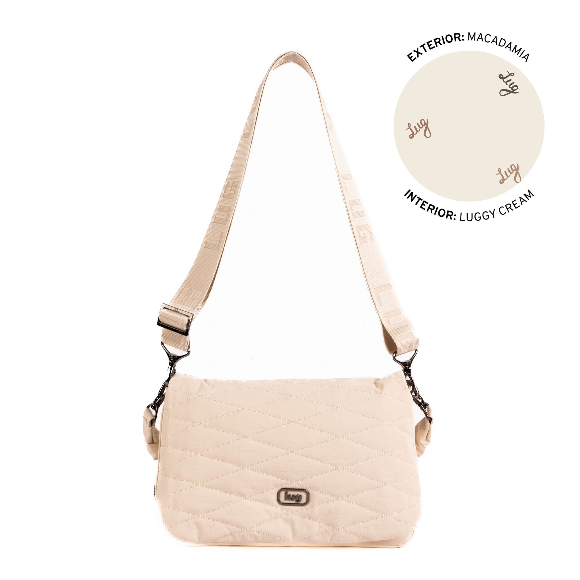 Bina CloudGo Foldover Crossbody Bag - MACADAMIA - 25486_Bina_CloudGo_Macadamia_Angle_01