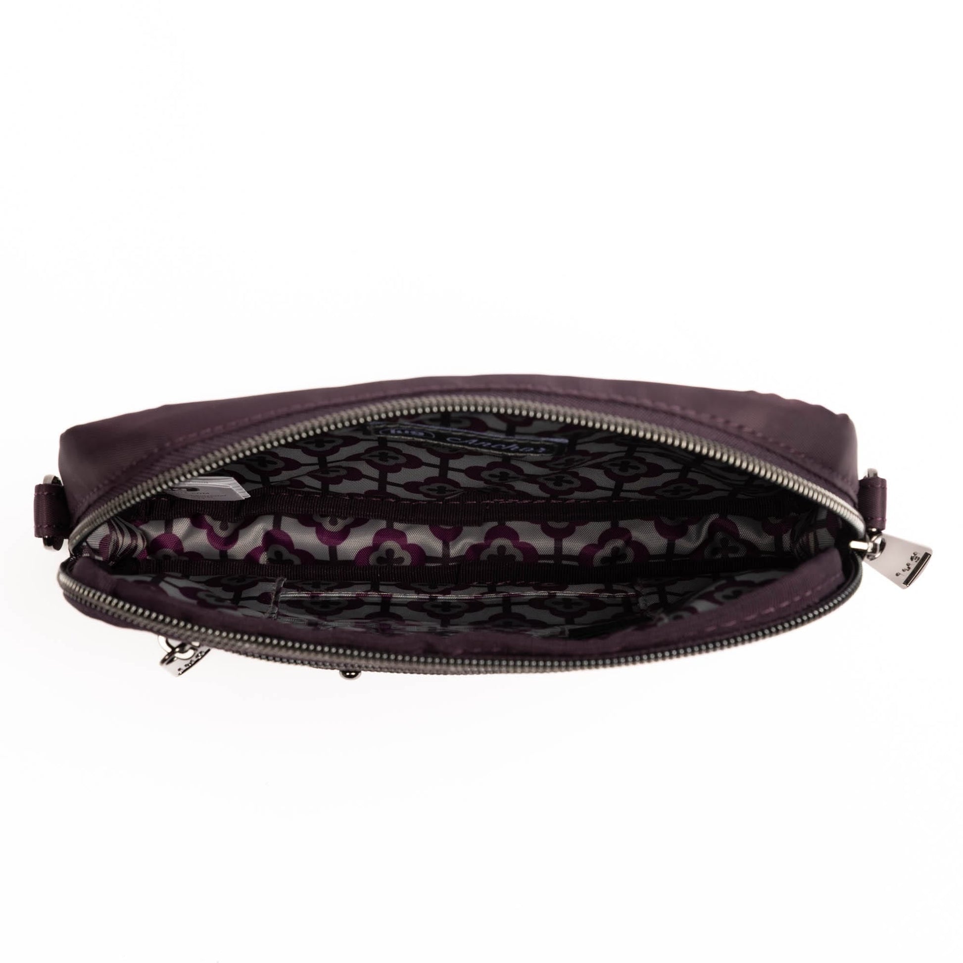Catamaran Tote Bag & Removable Pouch - PLUM - 25490_Catamaran_Plum_Angle_09
