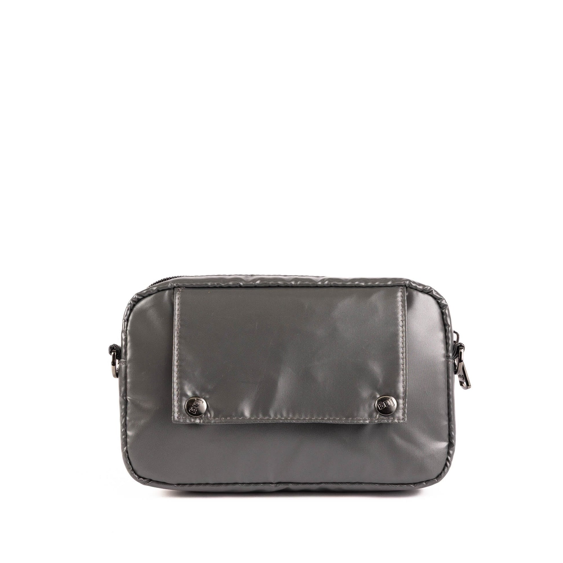 Catamaran Tote Bag & Removable Pouch - METALLIC STORM - 25491_Catamaran_MetallicStorm_Angle_08