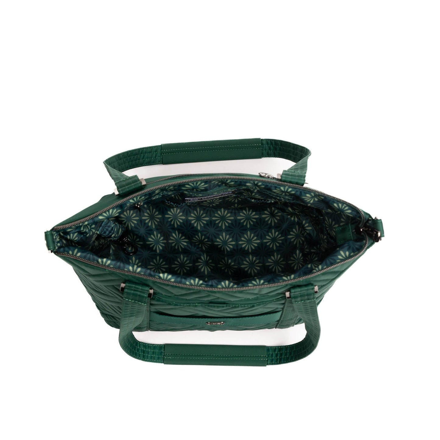 Catamaran Tote Bag & Removable Pouch - WICKEDLY GREEN - 25492_Catamaran_WickedlyGreen_Angle_06