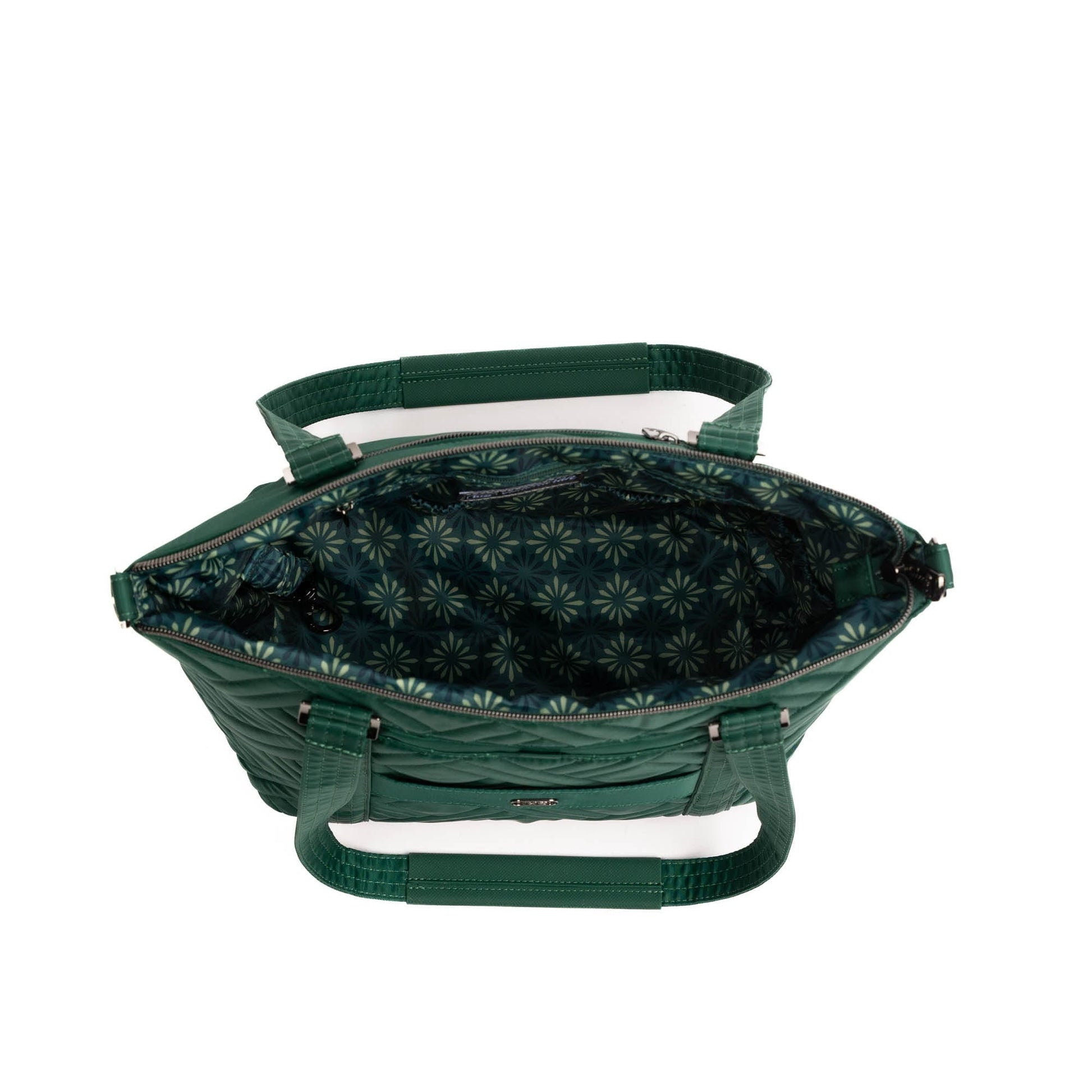 Catamaran Tote Bag & Removable Pouch - WICKEDLY GREEN - 25492_Catamaran_WickedlyGreen_Angle_06