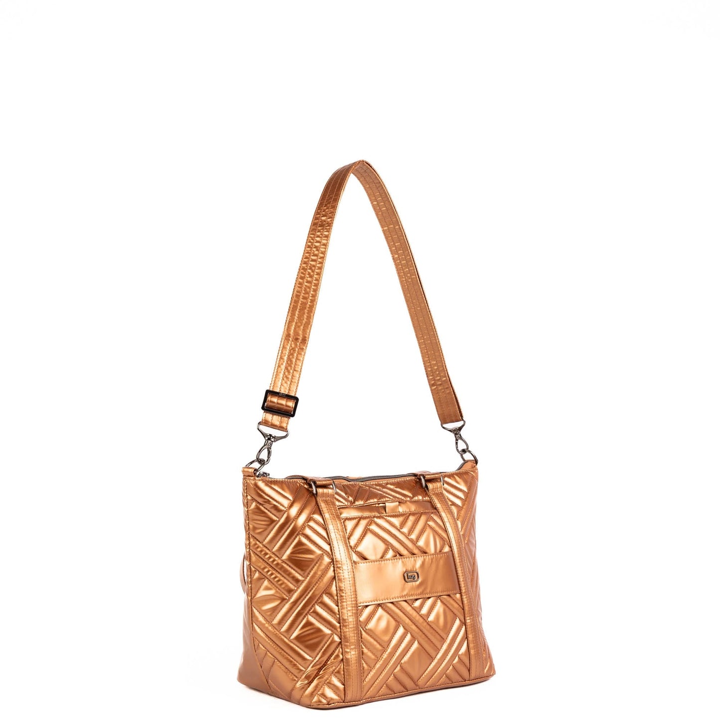 Catamaran Tote Bag & Removable Pouch - METALLIC CHAI - 25494_Catamaran_MetallicChai_Angle_05