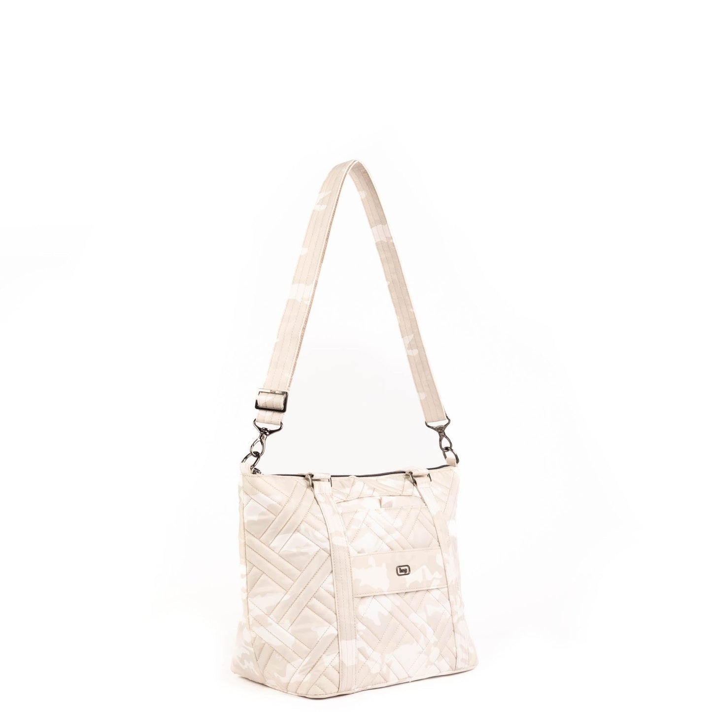 Catamaran Tote Bag & Removable Pouch - CAMO WHITE - 25495_Catamaran_CamoWhite_Angle_05