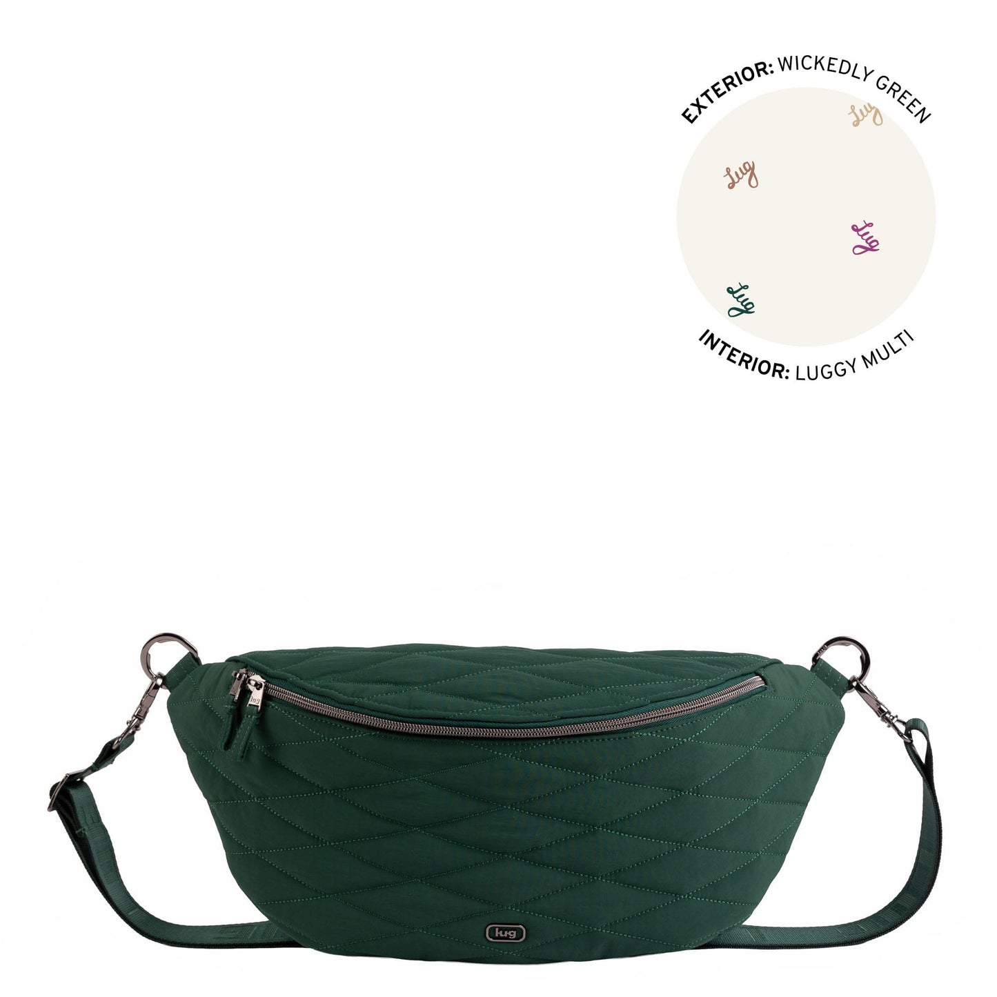 Bemo CloudGo Sling Bag - WICKEDLY GREEN - 25510_Bemo_CloudGo_WickedlyGreen_Angle_01
