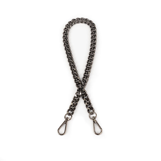Railrun Short Metal Shoulder Strap - - 25524_Railrun_Gunmetal_Angle_01_d4143a38-fff7-42f1-b6fe-cf11b513d7bb