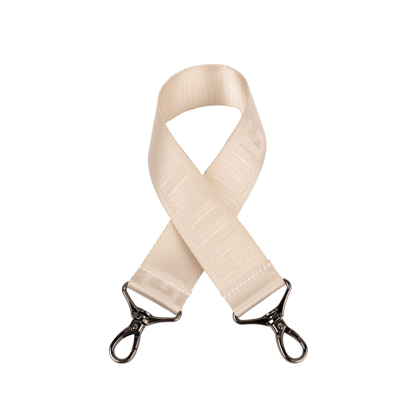 1.5" Lug Webbed Shoulder Strap - MACADAMIA - 25535_Lug-Webbed-Short-Strap_Macadamia_01