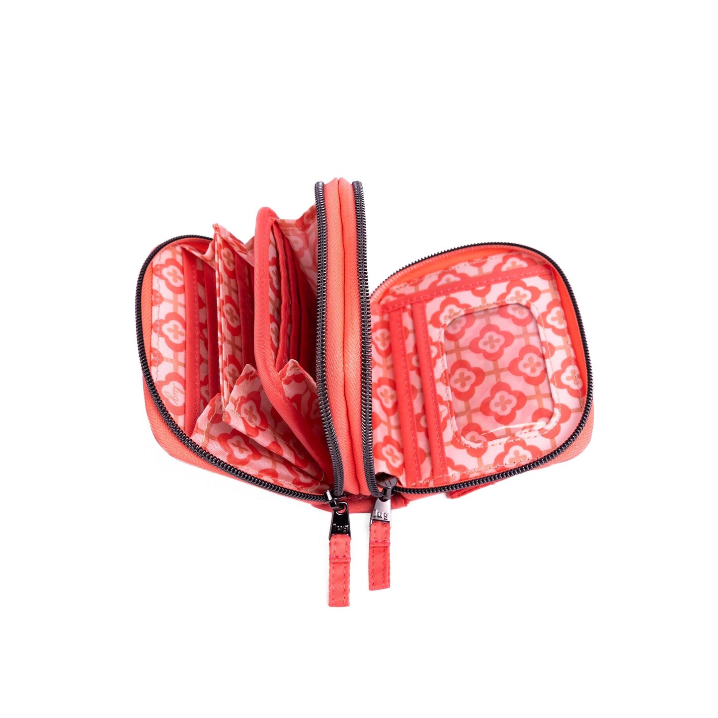 Splits Compact RFID Wallet - ROSY GLOW - 25648_Splits2_RosyGlow_Angle_04