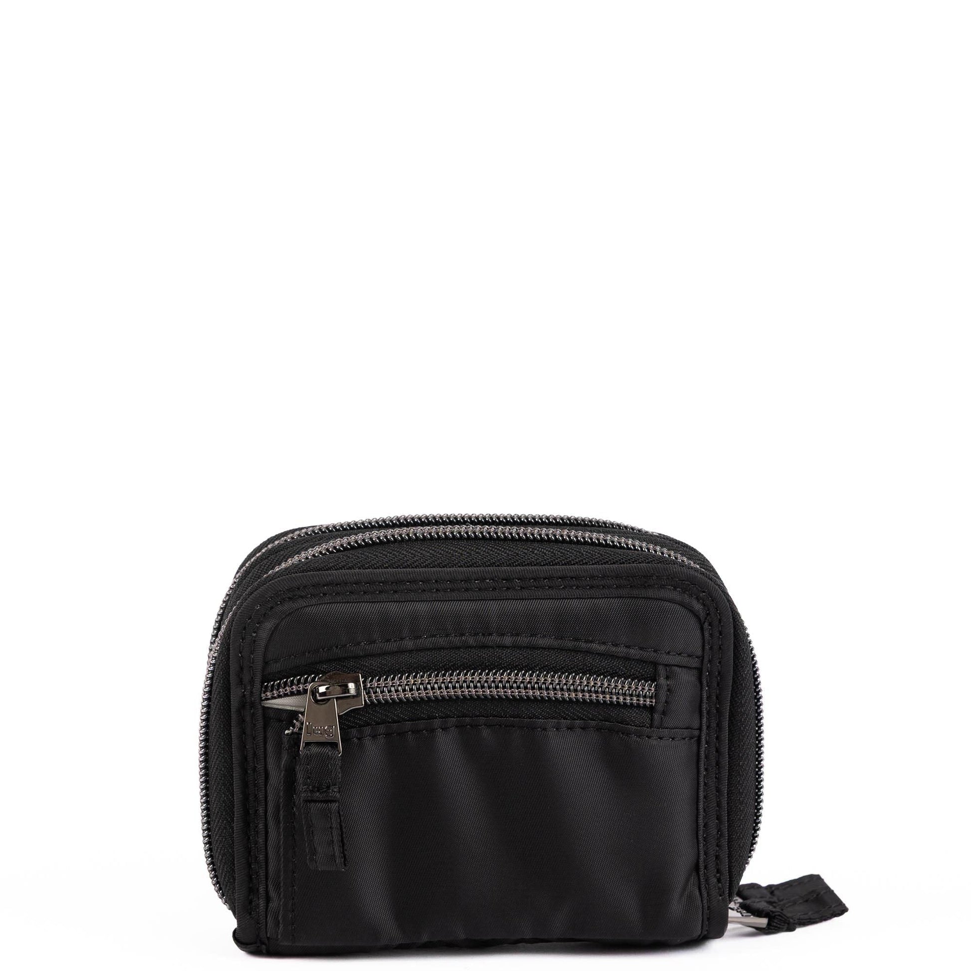 Splits Compact RFID Wallet - BLACK 2 - 25649_Splits2_Black_Angle_03