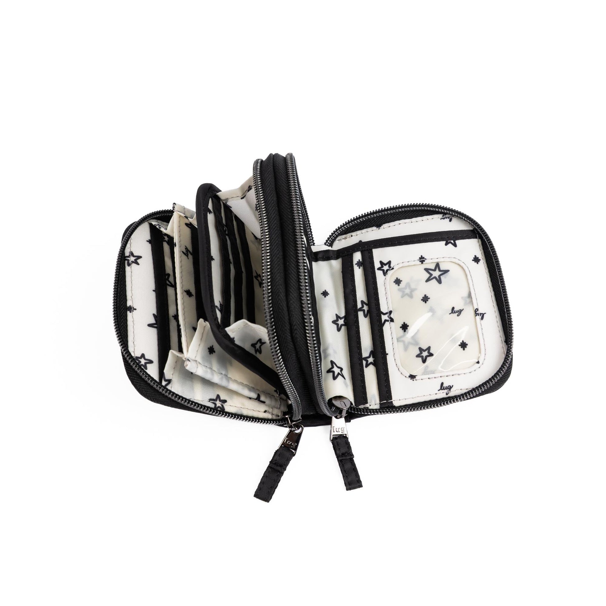 Splits Compact RFID Wallet - BLACK 2 - 25649_Splits2_Black_Angle_04
