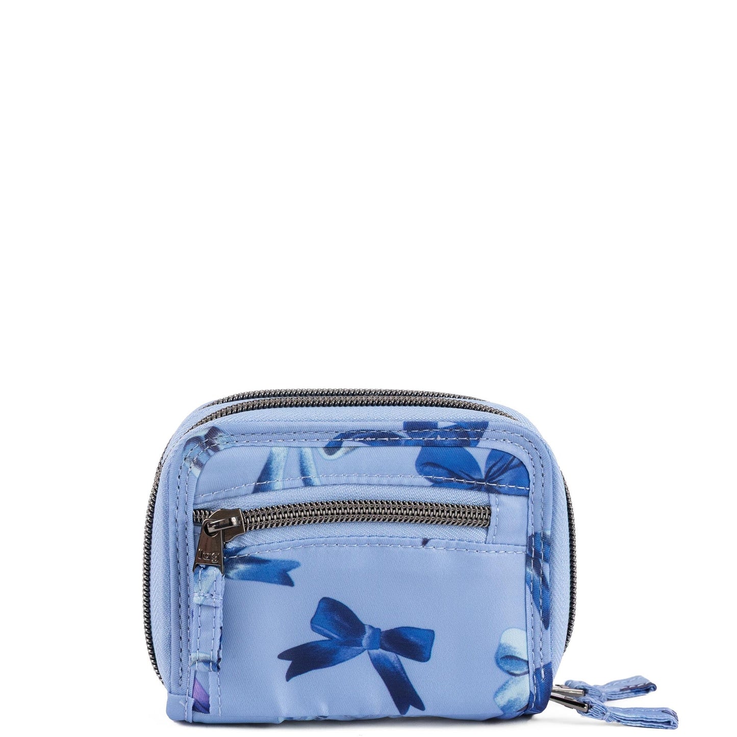 Splits Compact RFID Wallet - BOWS PERIWINKLE - 25652_Splits2_BowsPeriwinkle_Angle_03